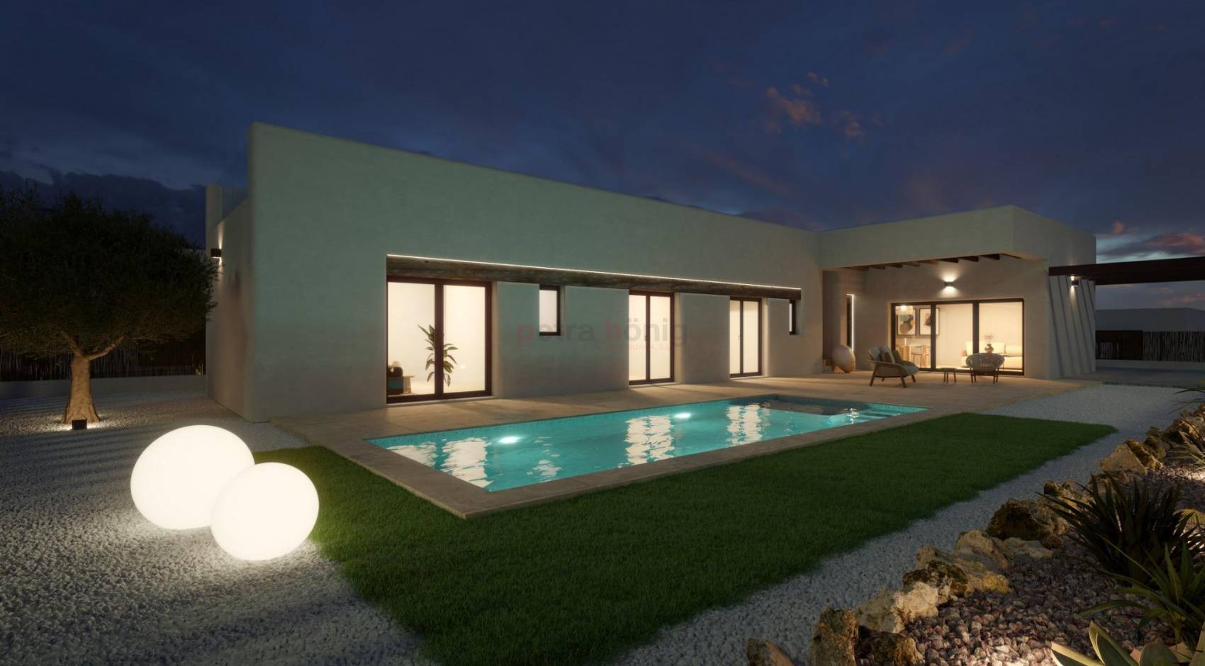 Neubau-Projekte - Einfamilienhaus - Algorfa - La Finca Golf