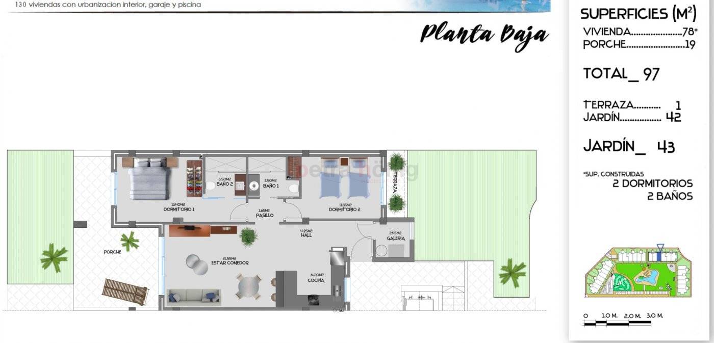 Neubau-Projekte - Apartment - Guardamar del Segura - El Raso, Guardamar