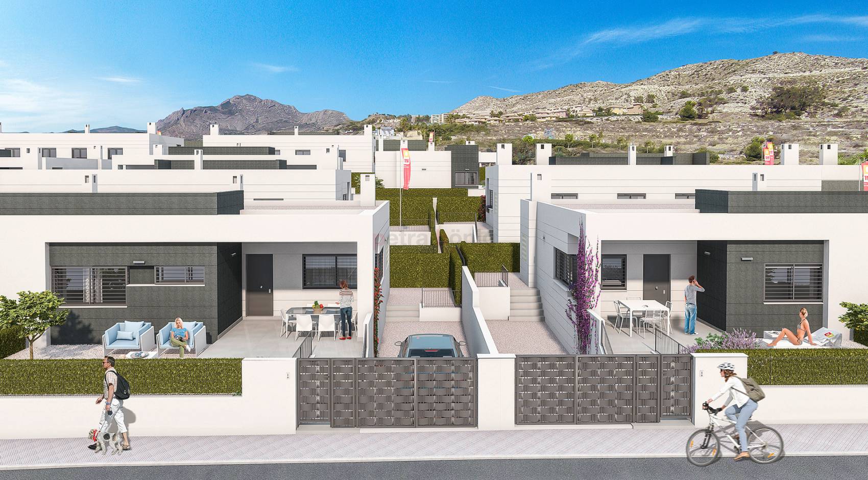 Neubau-Projekte - Doppelhaushälfte - Alicante