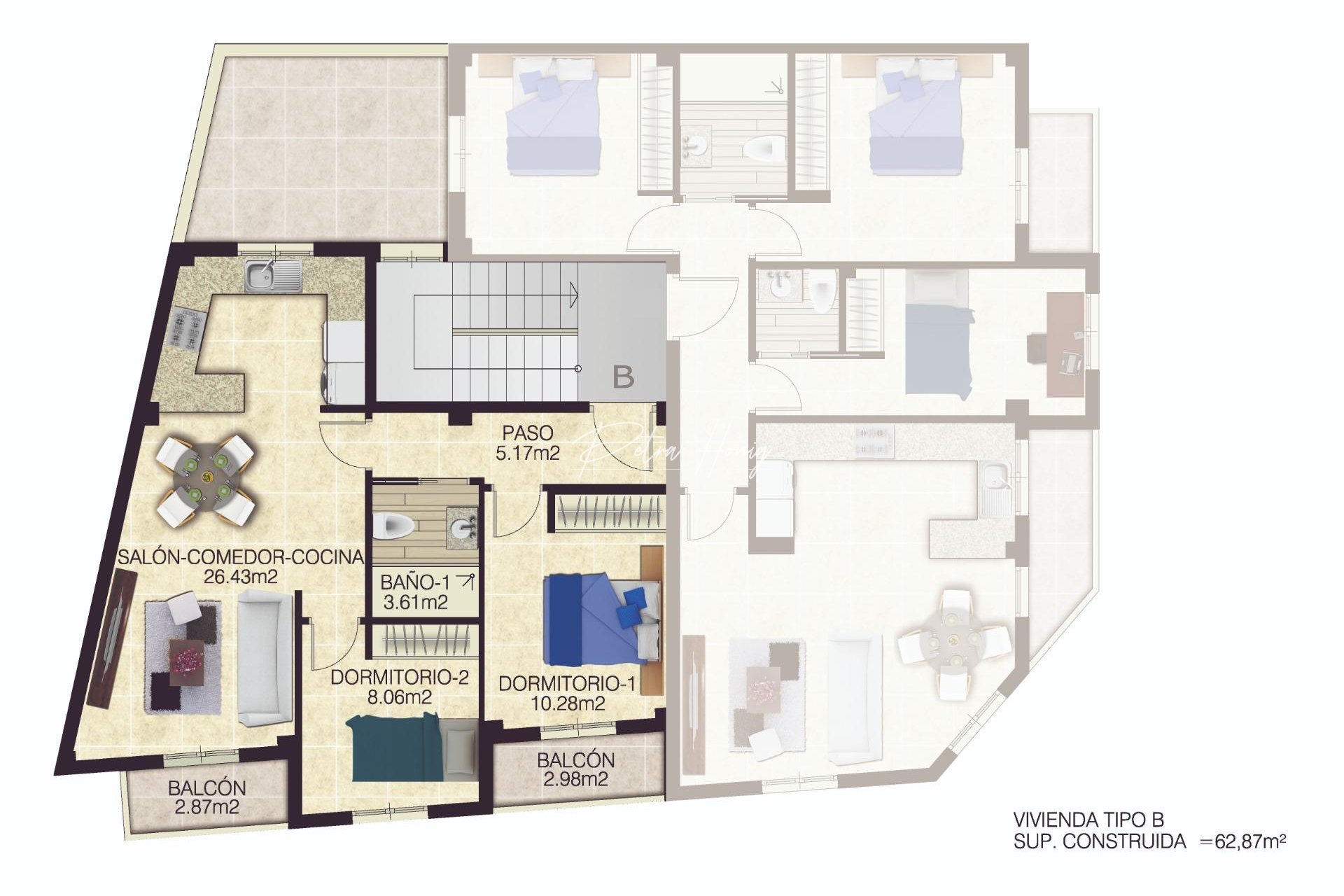 Neubau-Projekte - Apartment - Jacarilla - pueblo