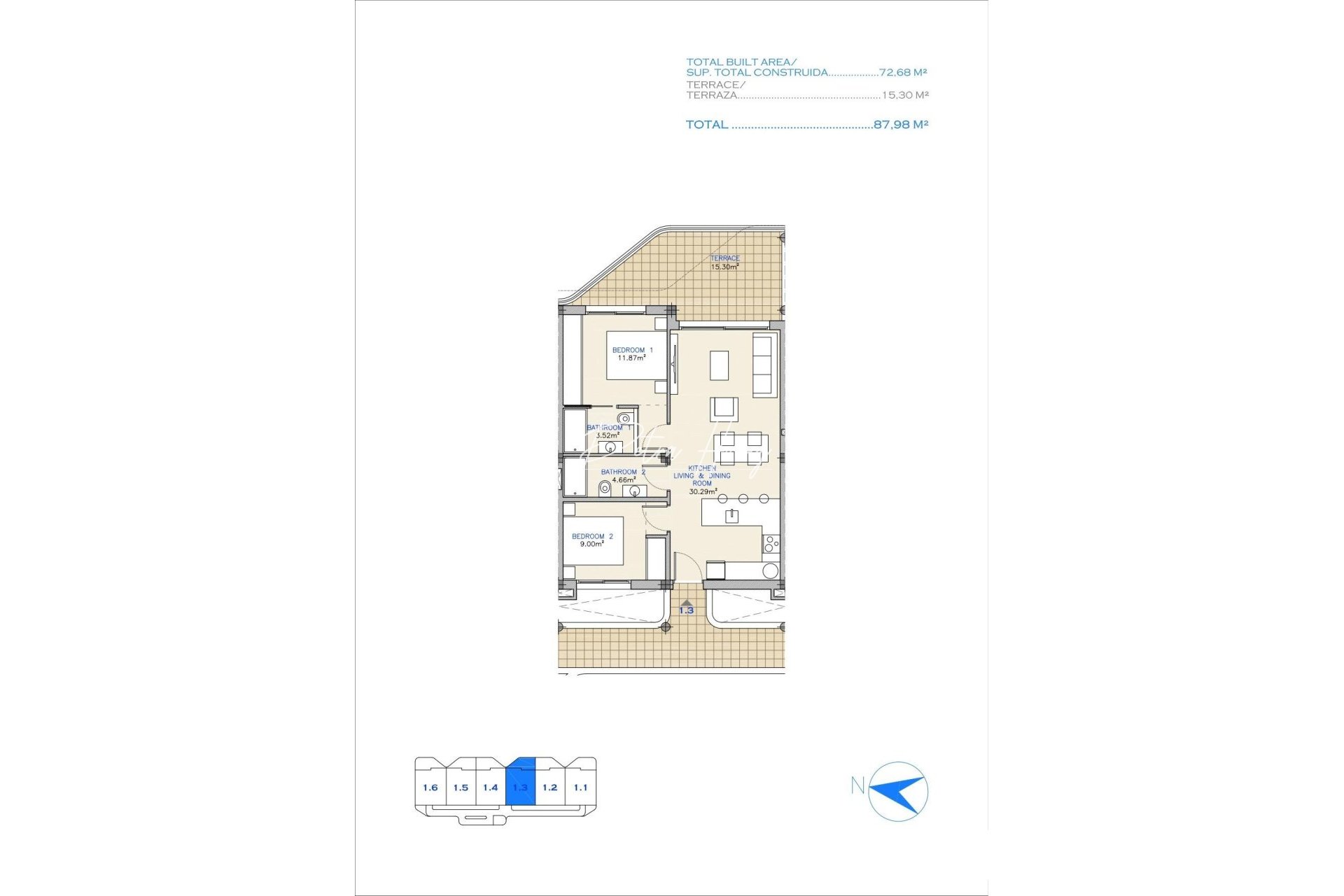 Neubau-Projekte - Apartment - Los Alcazares - Serena Golf