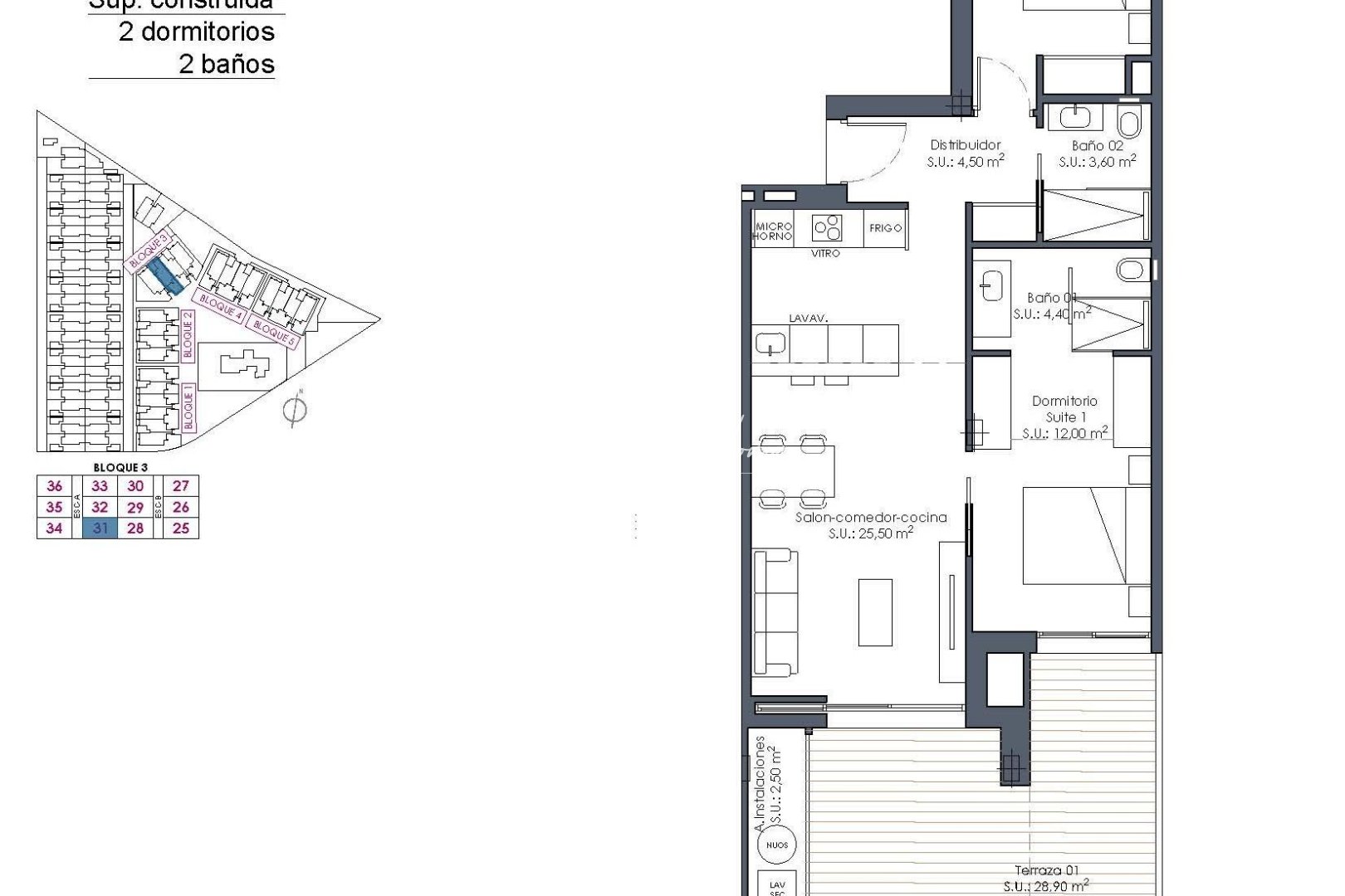 Neubau-Projekte - Apartment - Los Alcazares - Serena Golf