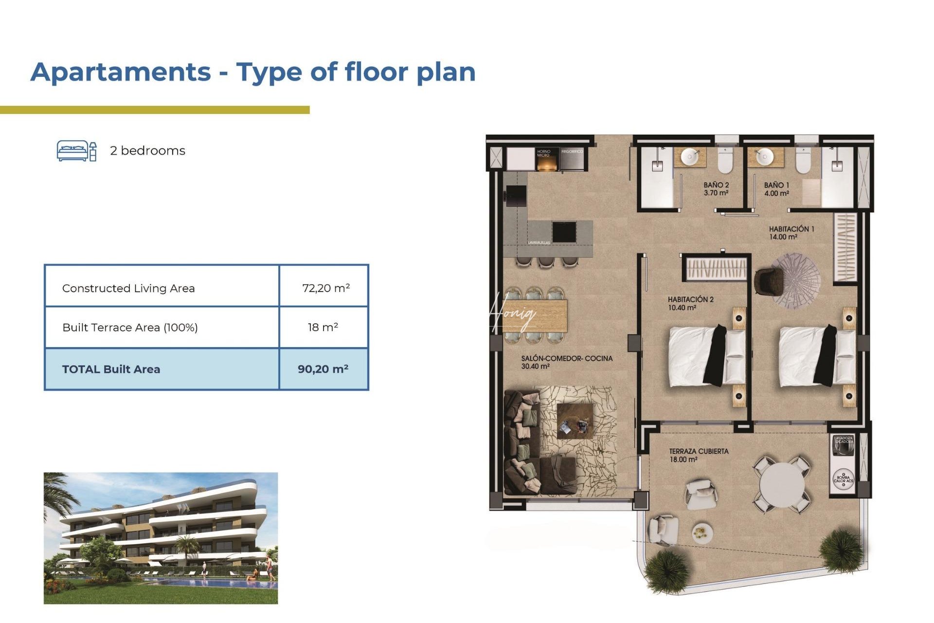 Neubau-Projekte - Apartment - Orihuela Costa - La Ciñuelica