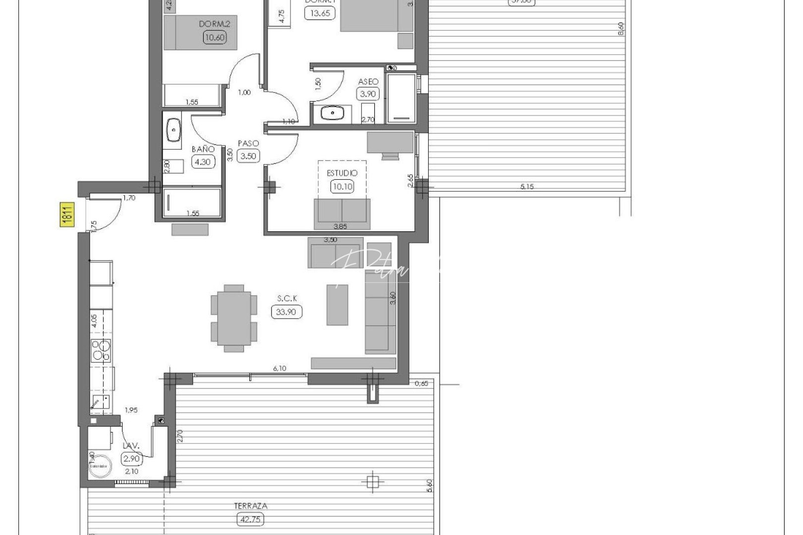 Neubau-Projekte - Bungalow - Algorfa - La Finca Golf - La Finca Golf