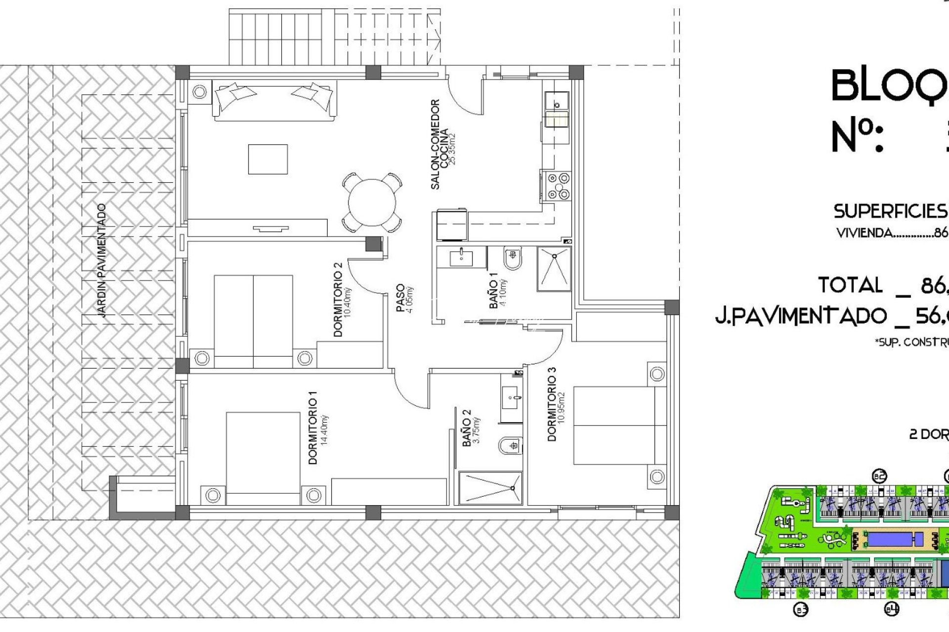 Neubau-Projekte - Bungalow - Algorfa - La Finca Golf