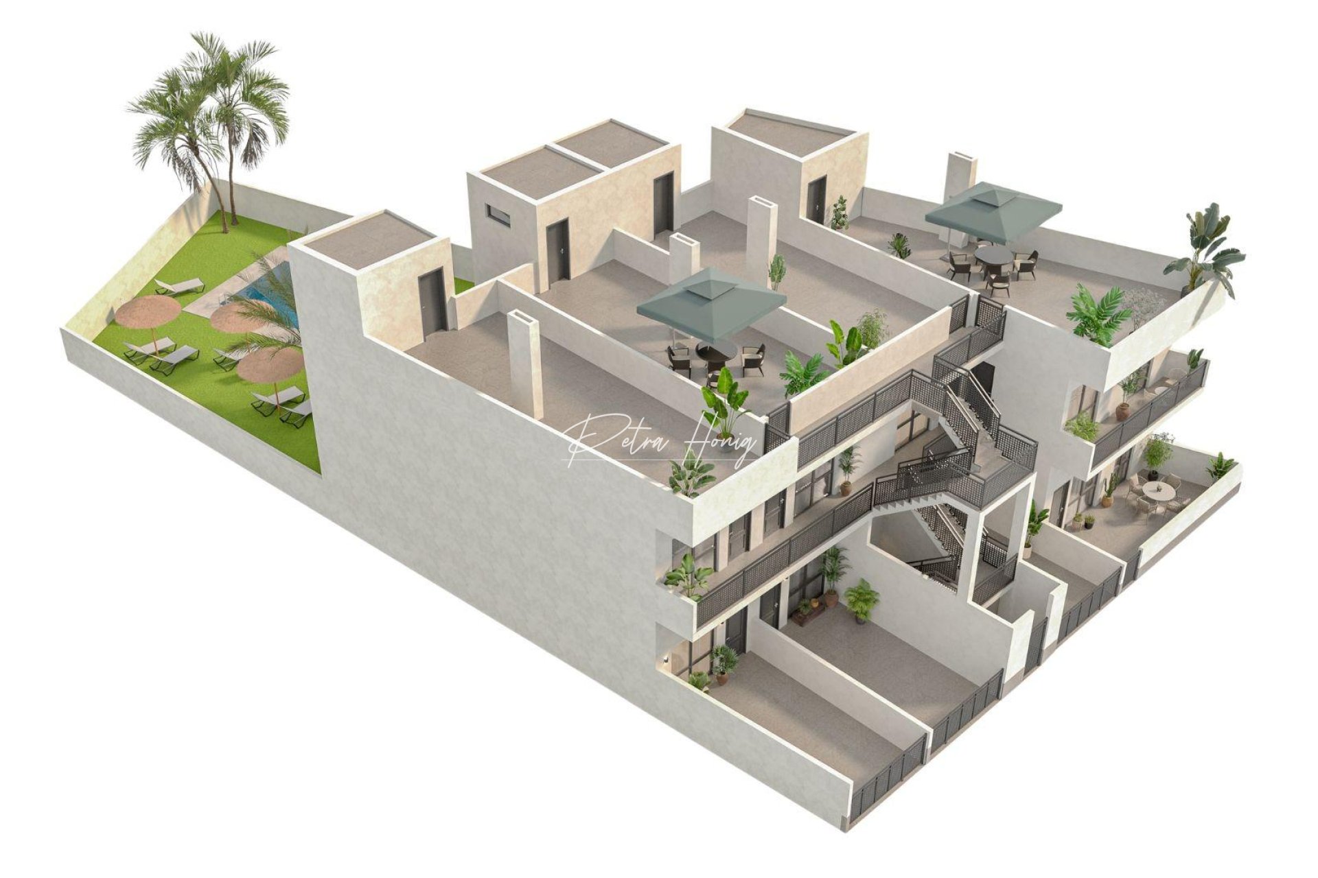 Neubau-Projekte - Bungalow - Hondón de las Nieves - La Canalosa