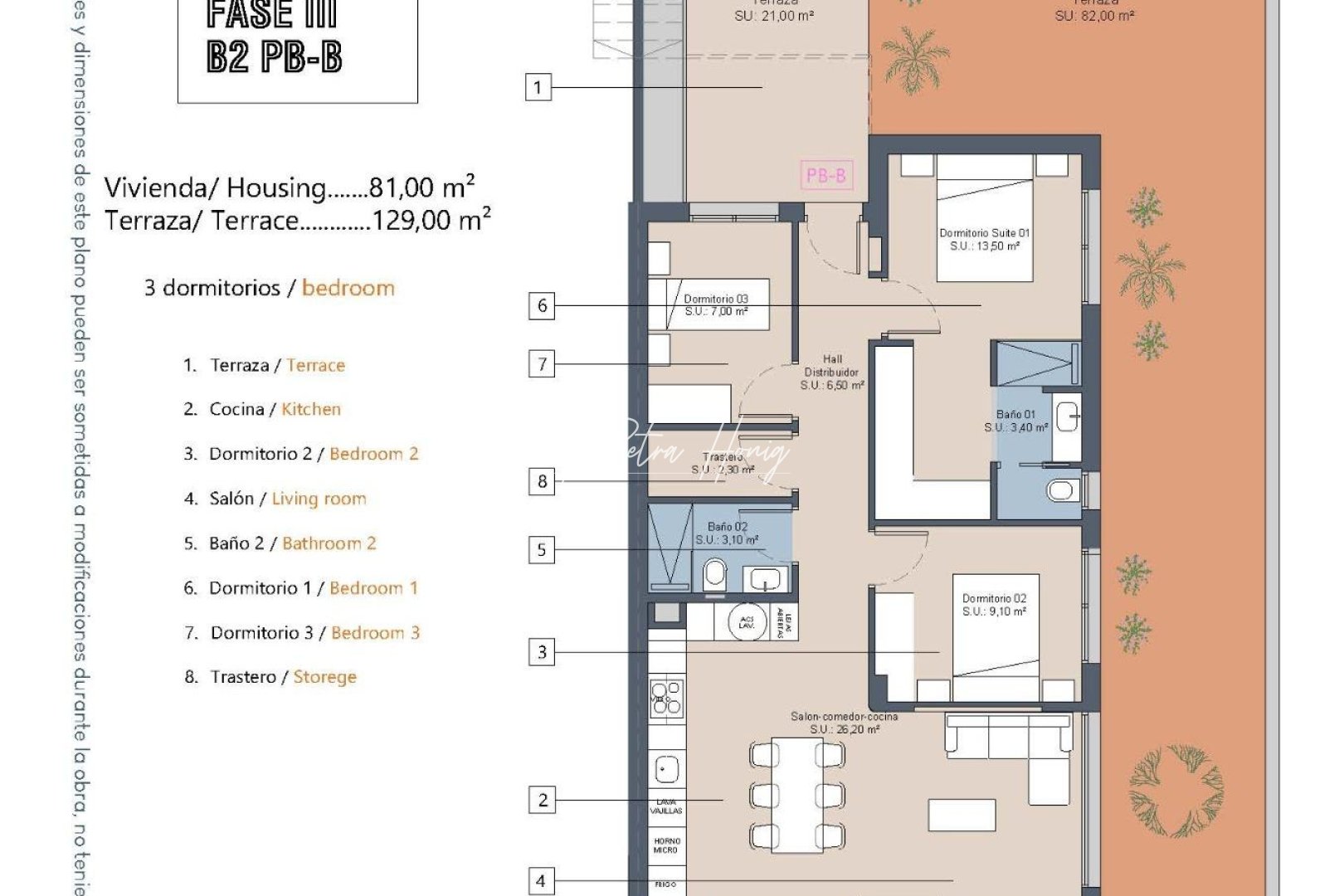 Neubau-Projekte - Bungalow - Los Alcazares - La Serena Golf
