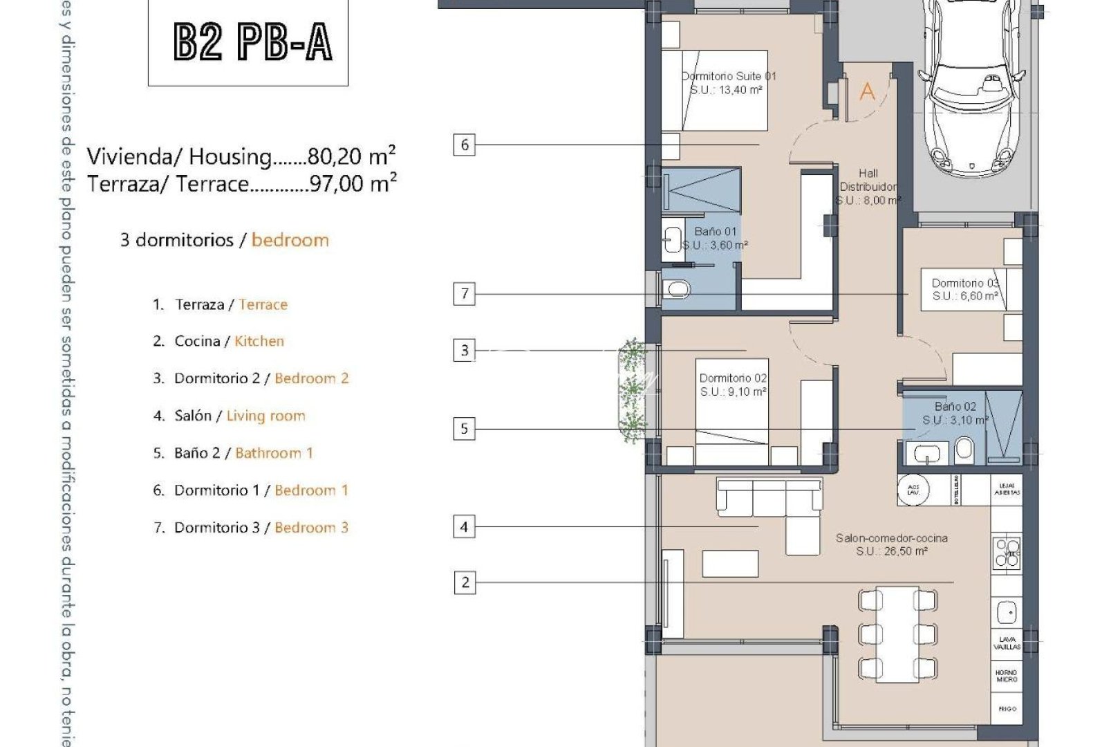 Neubau-Projekte - Bungalow - Los Alcazares - Serena Golf