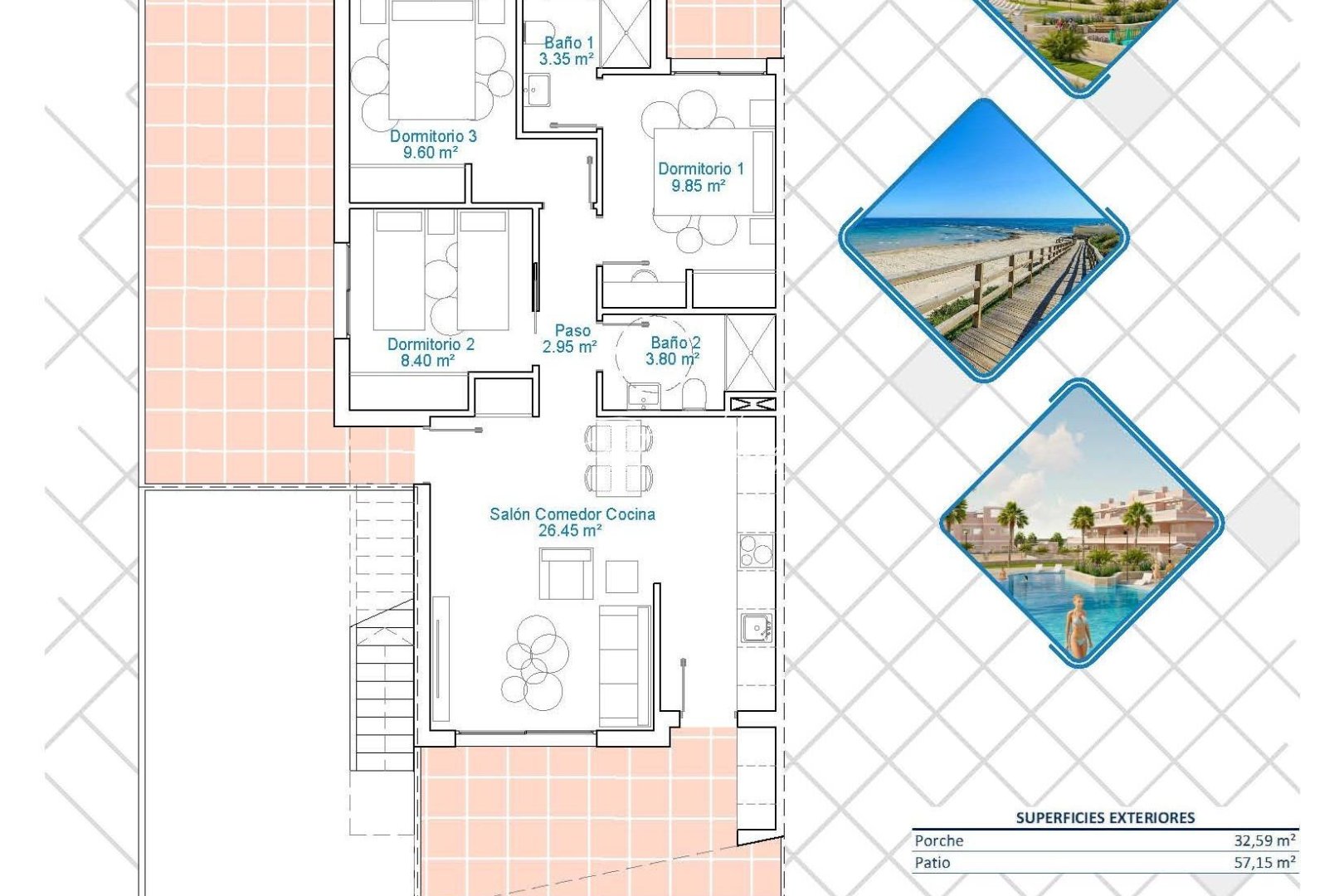Neubau-Projekte - Bungalow - Pilar de La Horadada - Lo Monte