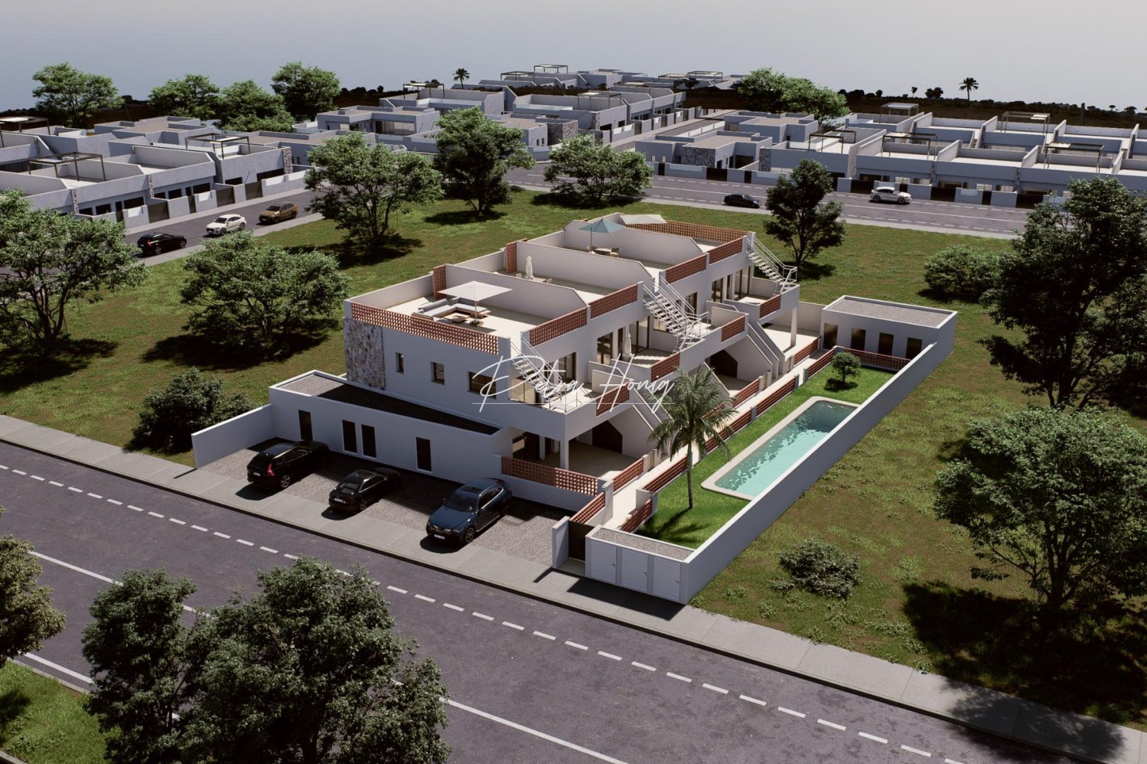 Neubau-Projekte - Bungalow - Pilar de La Horadada - Parque del Mediterraneo