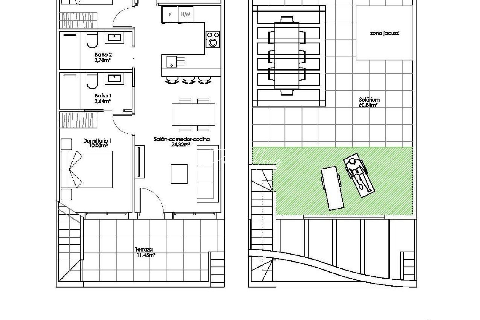 Neubau-Projekte - Bungalow - Pilar de La Horadada - Parque Ramon eugenio Escudero