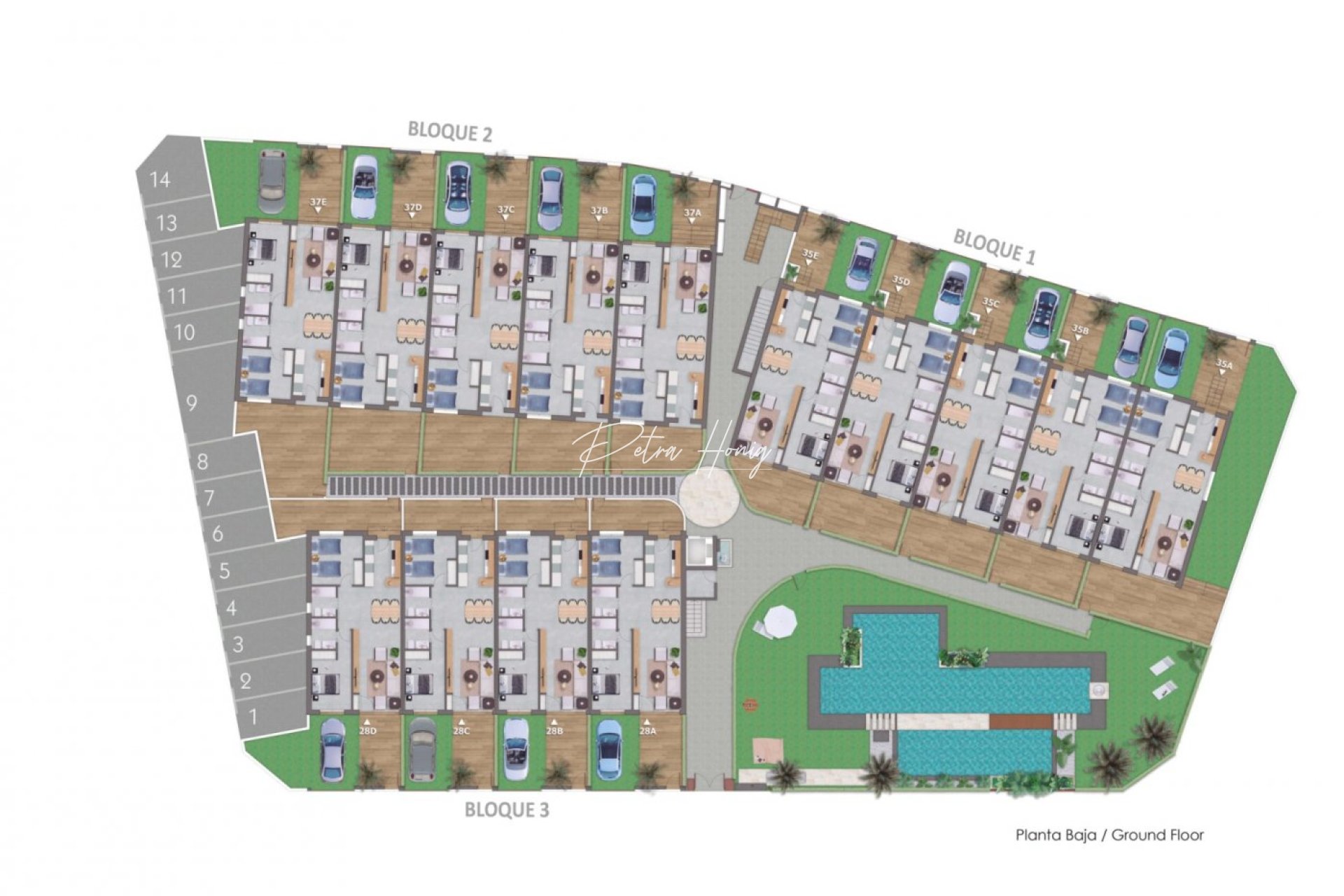 Neubau-Projekte - Bungalow - Pilar de La Horadada - pueblo