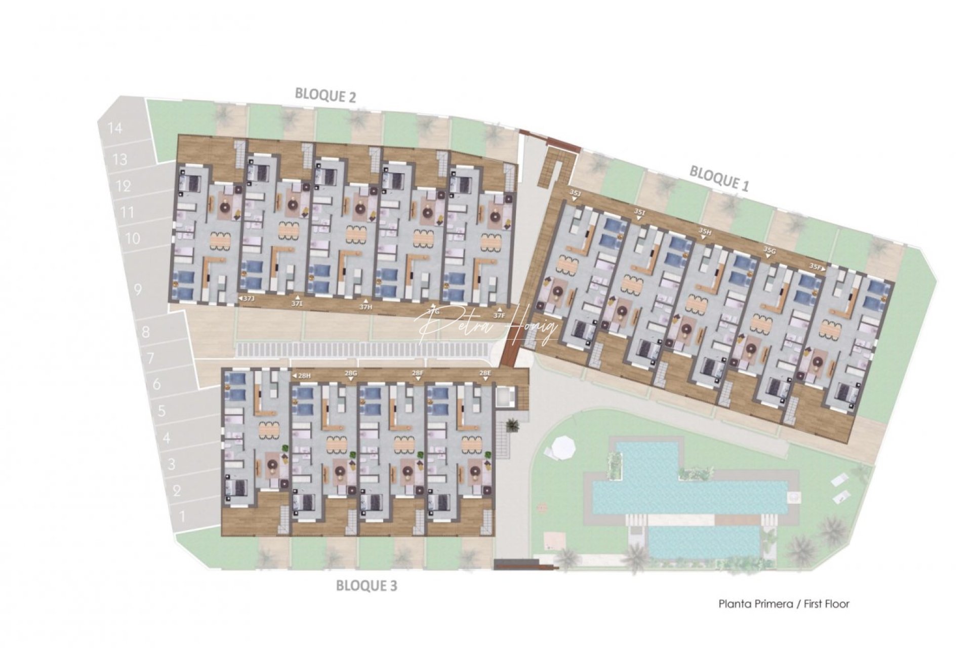 Neubau-Projekte - Bungalow - Pilar de La Horadada - pueblo