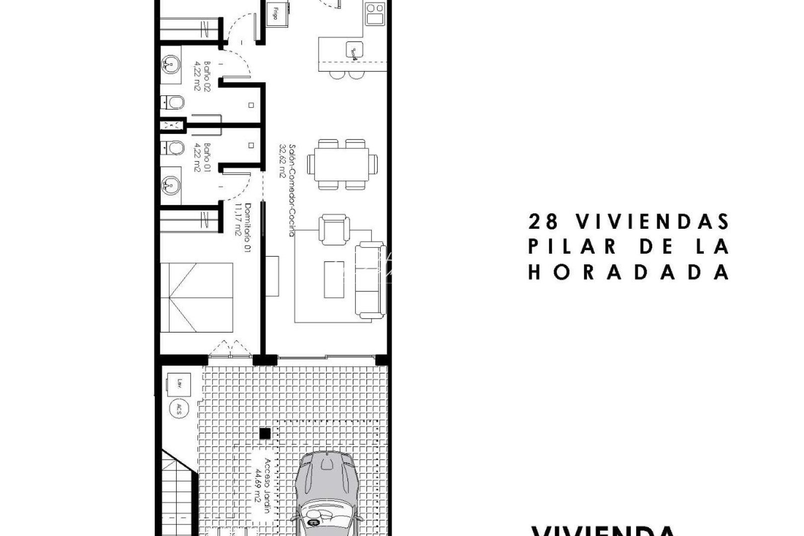 Neubau-Projekte - Bungalow - Pilar de La Horadada - pueblo