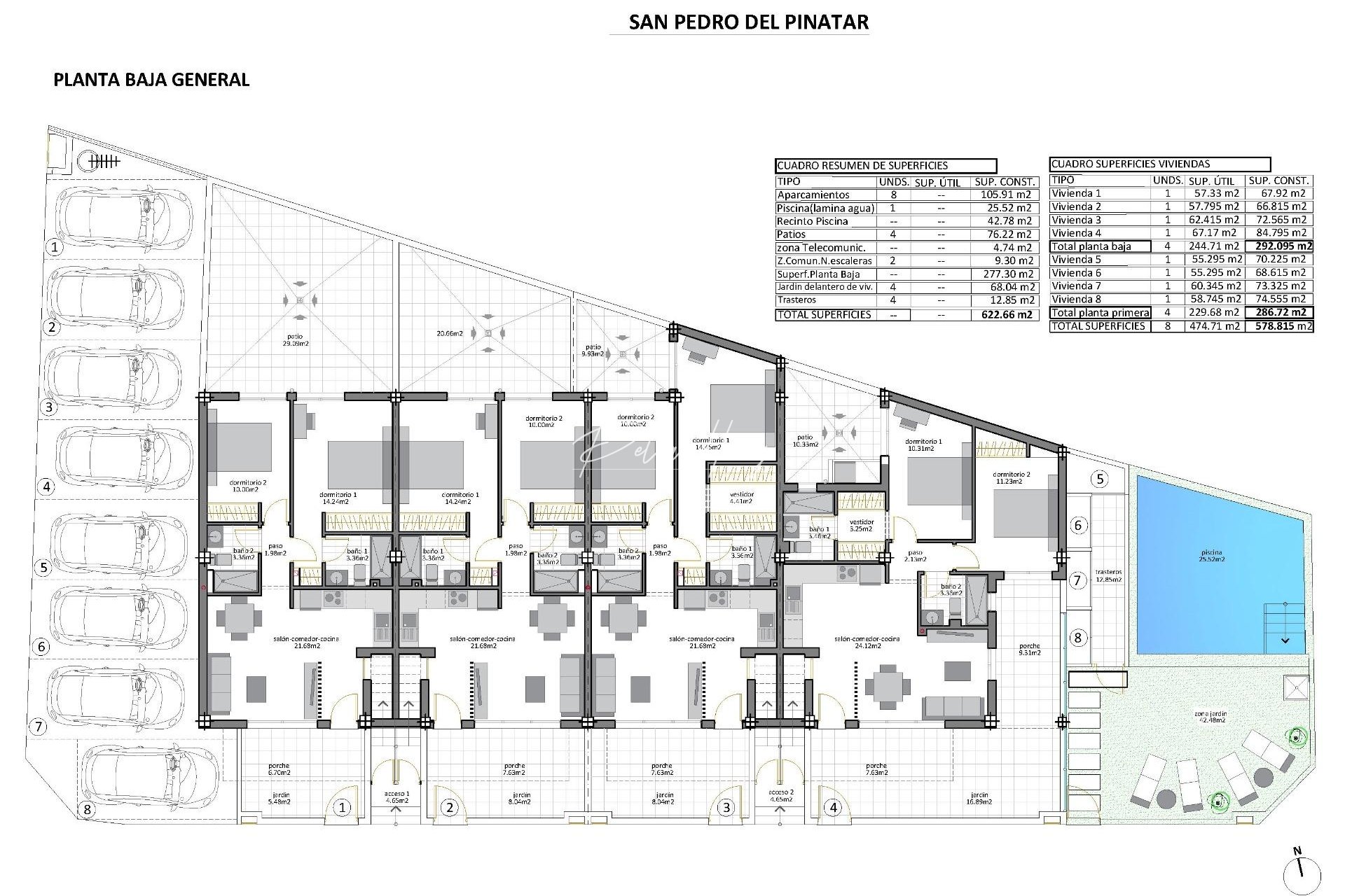 Neubau-Projekte - Bungalow - San Pedro del Pinatar - Los Cuarteros