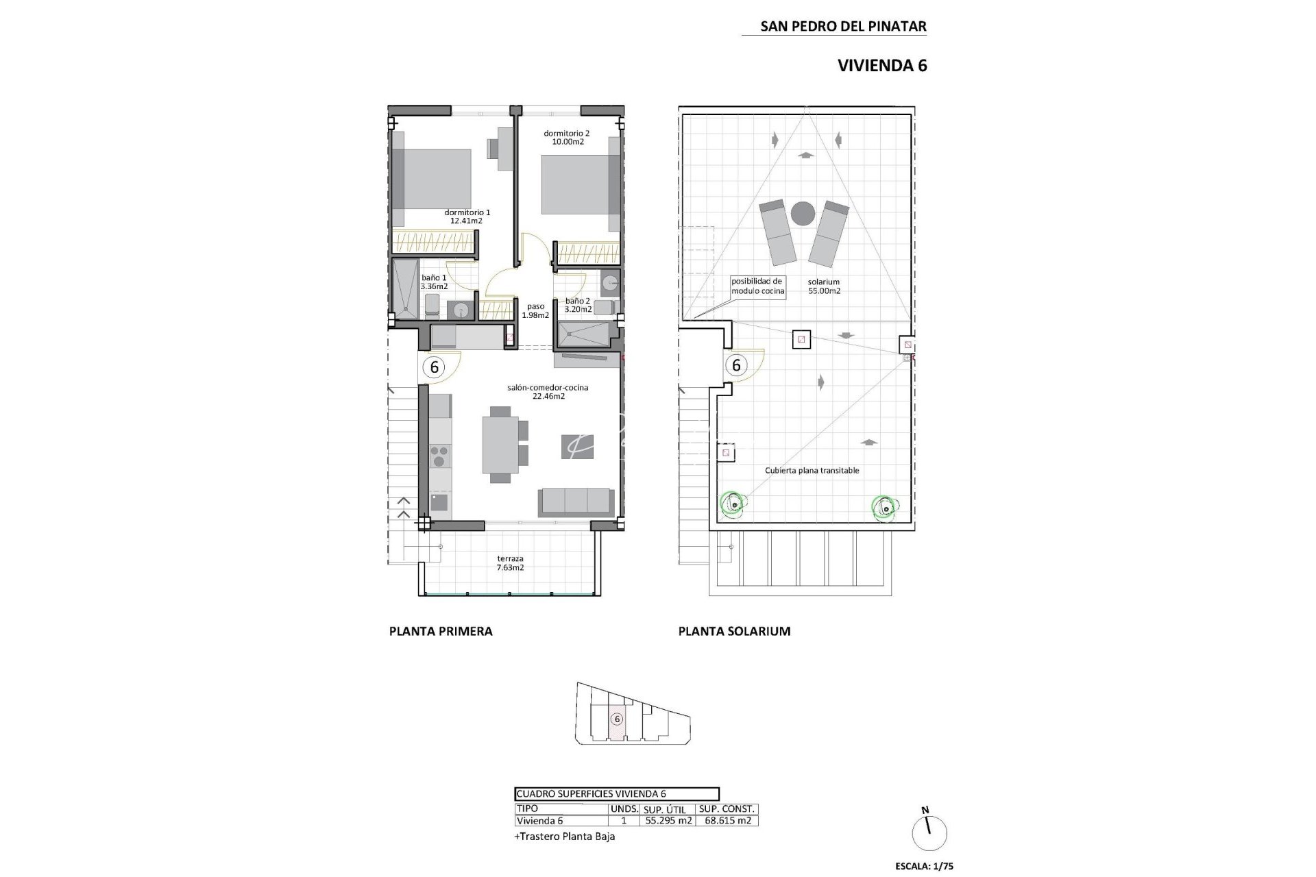 Neubau-Projekte - Bungalow - San Pedro del Pinatar - Los Cuarteros