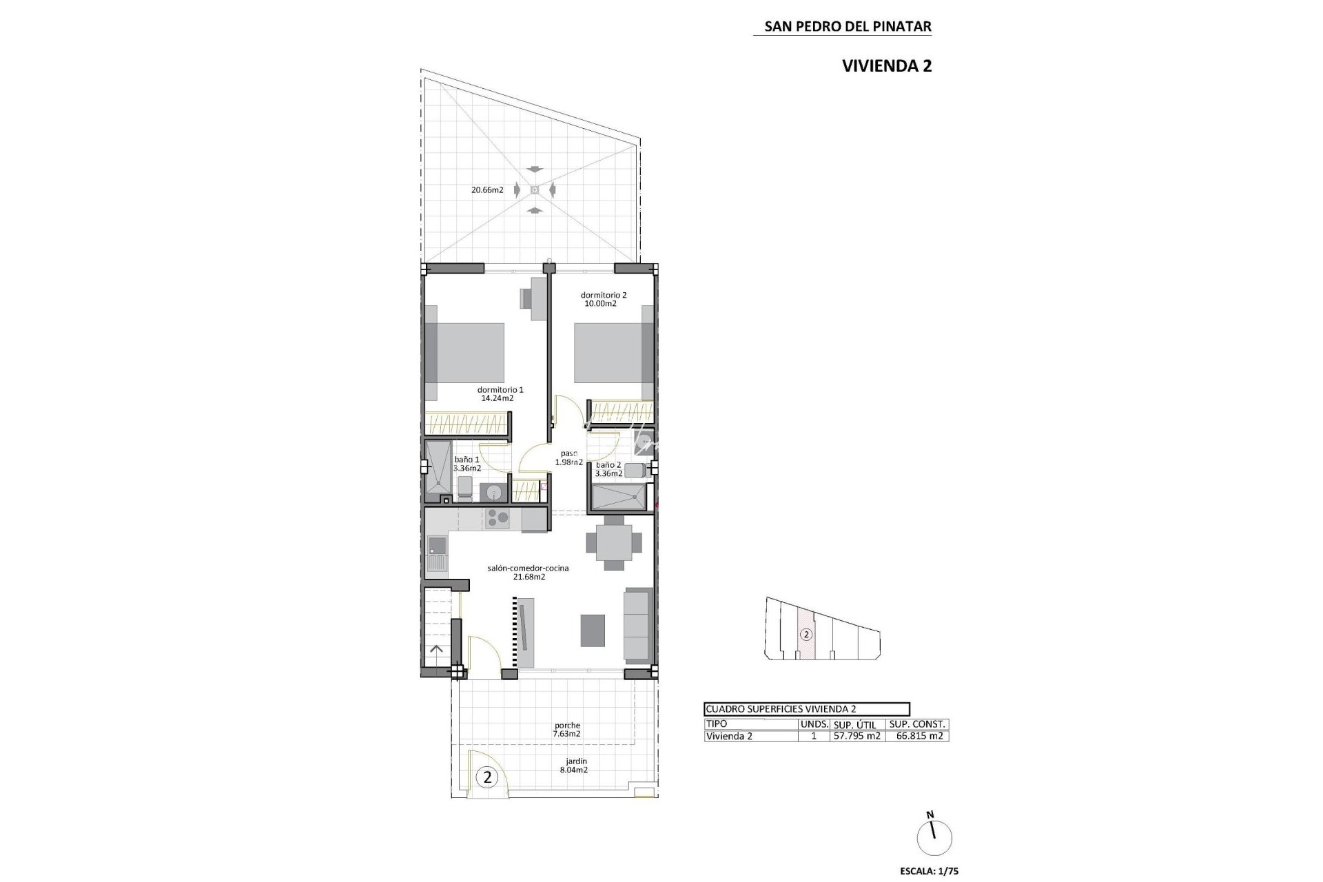 Neubau-Projekte - Bungalow - San Pedro del Pinatar - Los Cuarteros