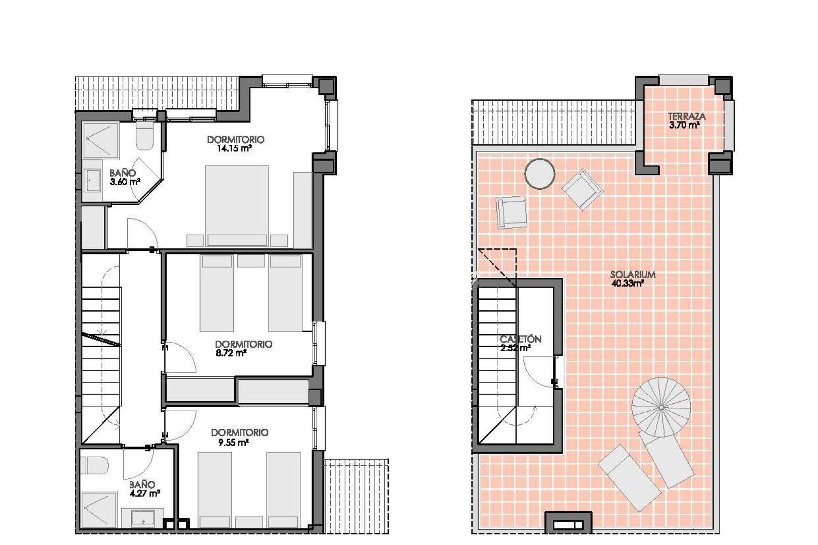 Neubau-Projekte - Doppelhaushälfte - Bigastro - pueblo