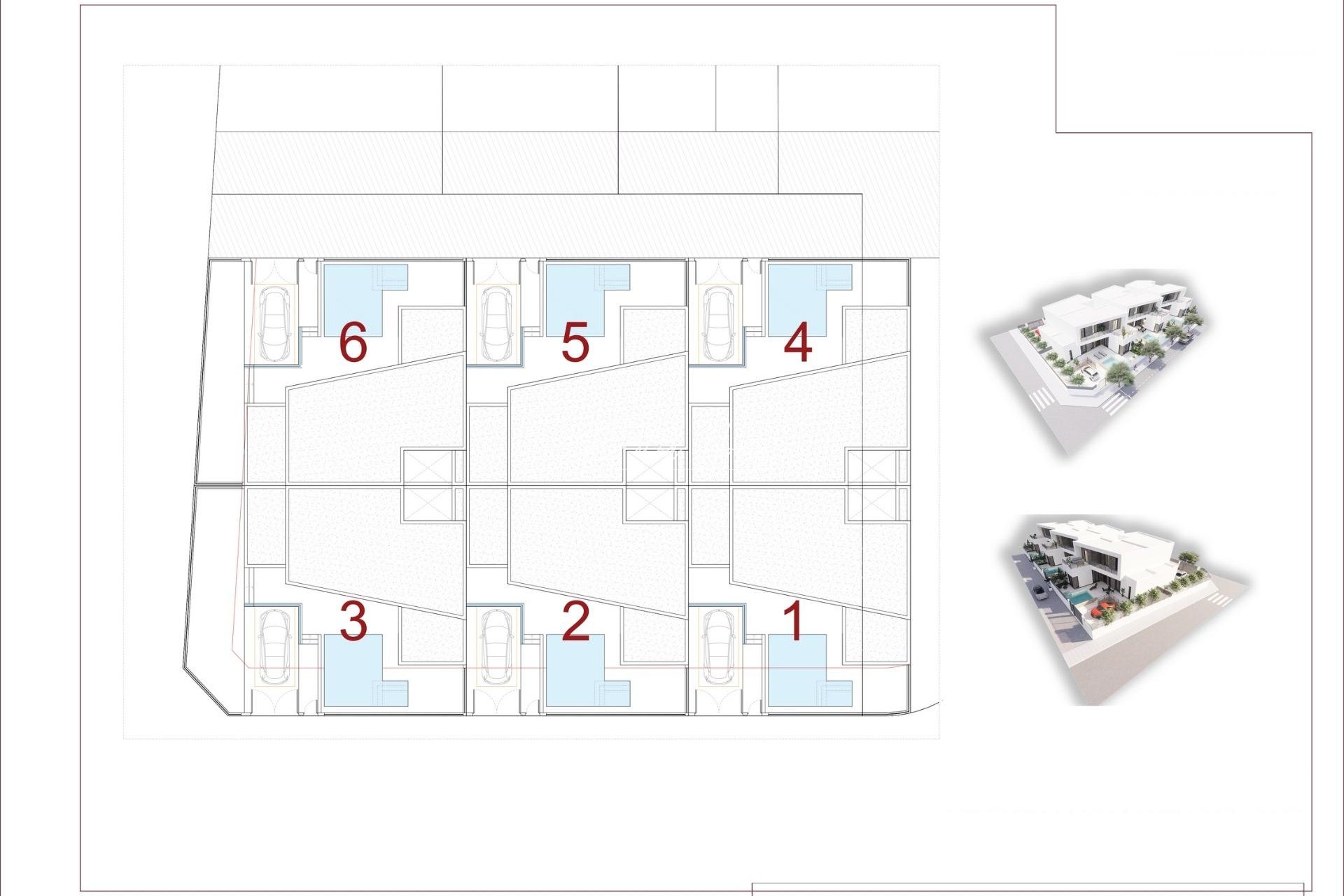 Neubau-Projekte - Doppelhaushälfte - Dolores - urbanizacion