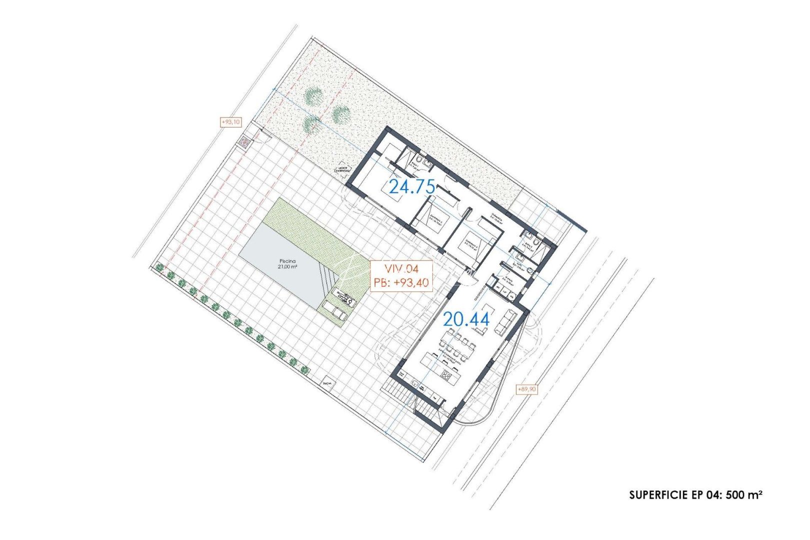 Neubau-Projekte - Einfamilienhaus - Algorfa - La Finca Golf - La Finca Golf