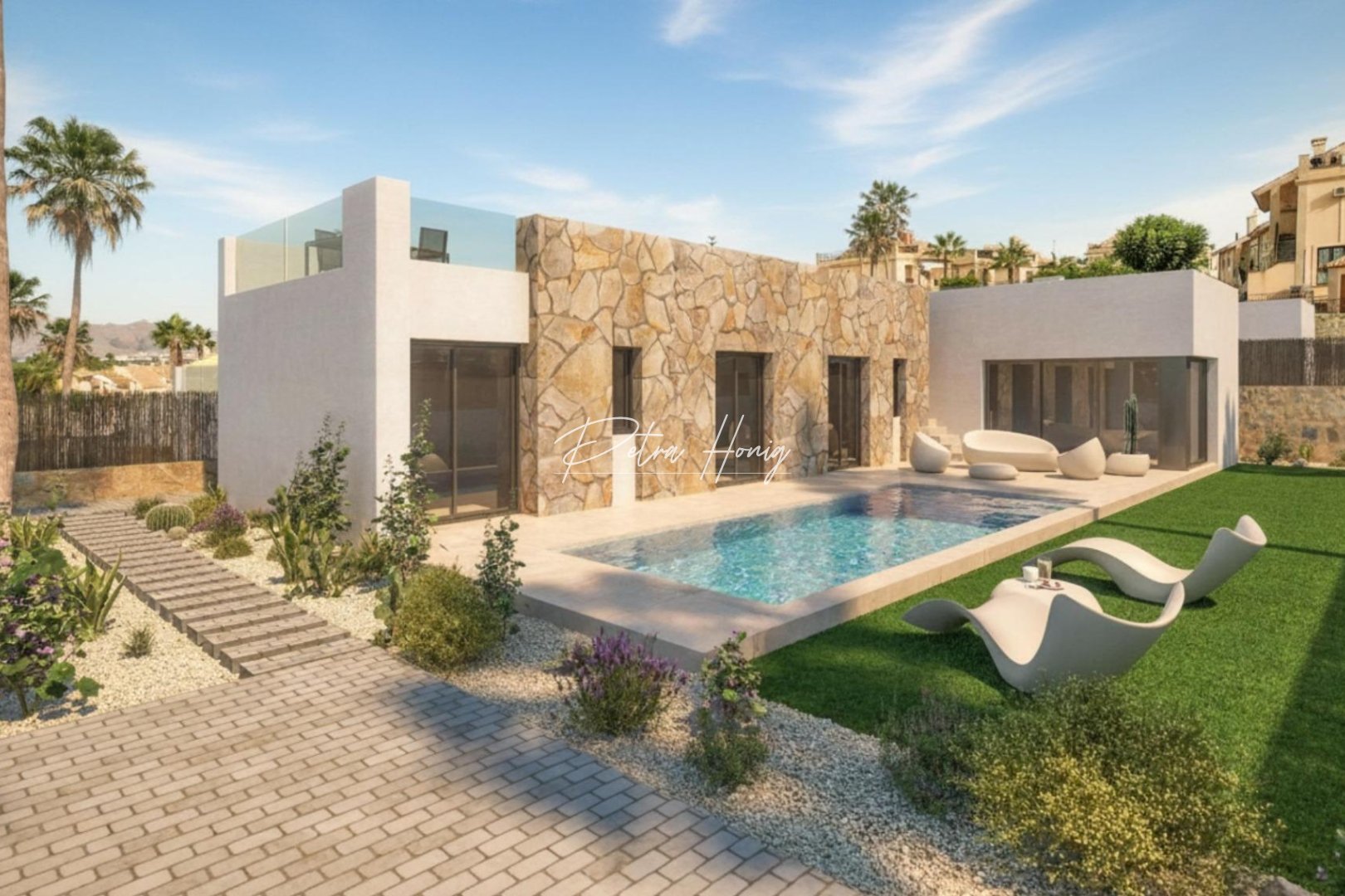 Neubau-Projekte - Einfamilienhaus - Algorfa - La Finca Golf - La Finca Golf