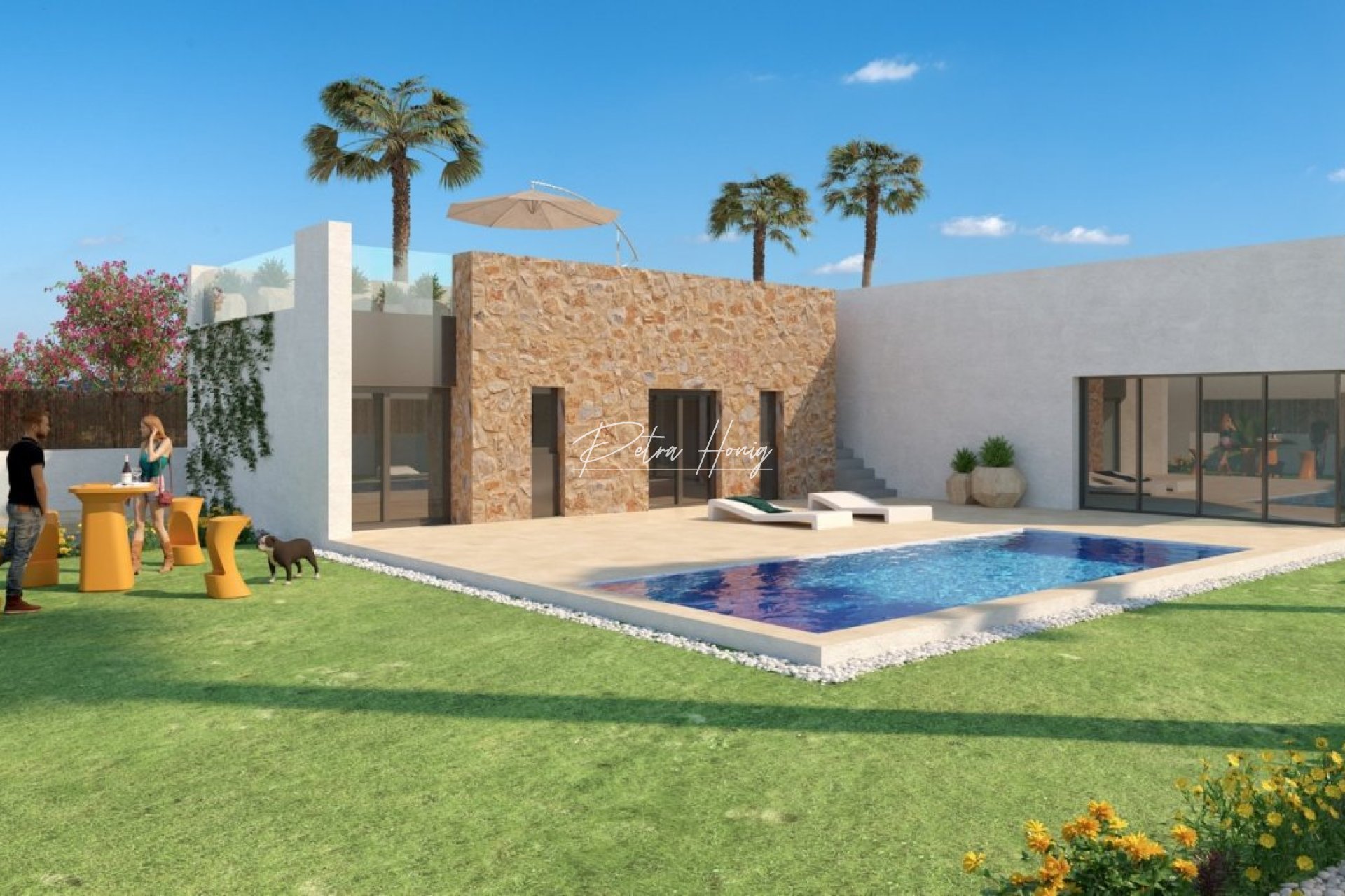 Neubau-Projekte - Einfamilienhaus - Algorfa - La Finca Golf