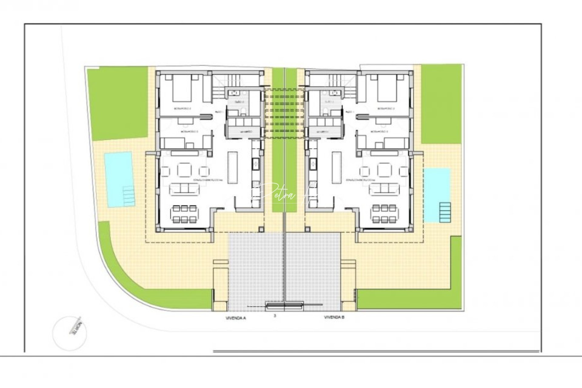 Neubau-Projekte - Einfamilienhaus - Daya Nueva - pueblo