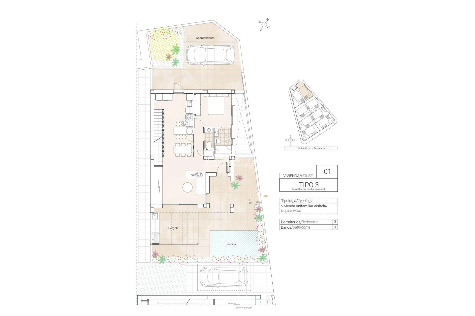 Neubau-Projekte - Einfamilienhaus - Hondón de las Nieves - Centro