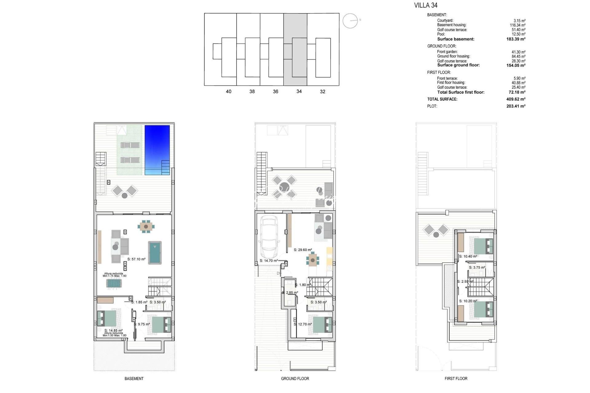 Neubau-Projekte - Einfamilienhaus - Los Alcazares - Serena Golf