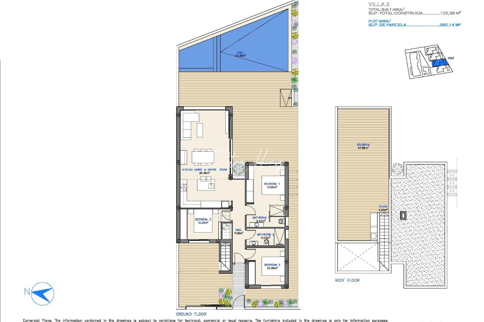 Neubau-Projekte - Einfamilienhaus - Los Alcazares - Serena Golf