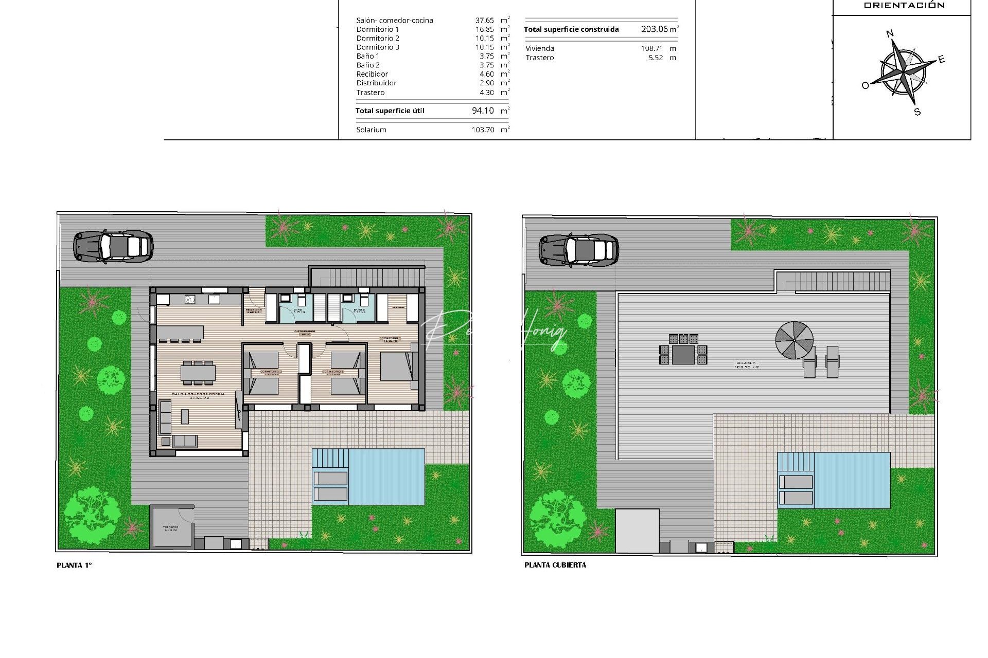 Neubau-Projekte - Einfamilienhaus - Polop - Alberca