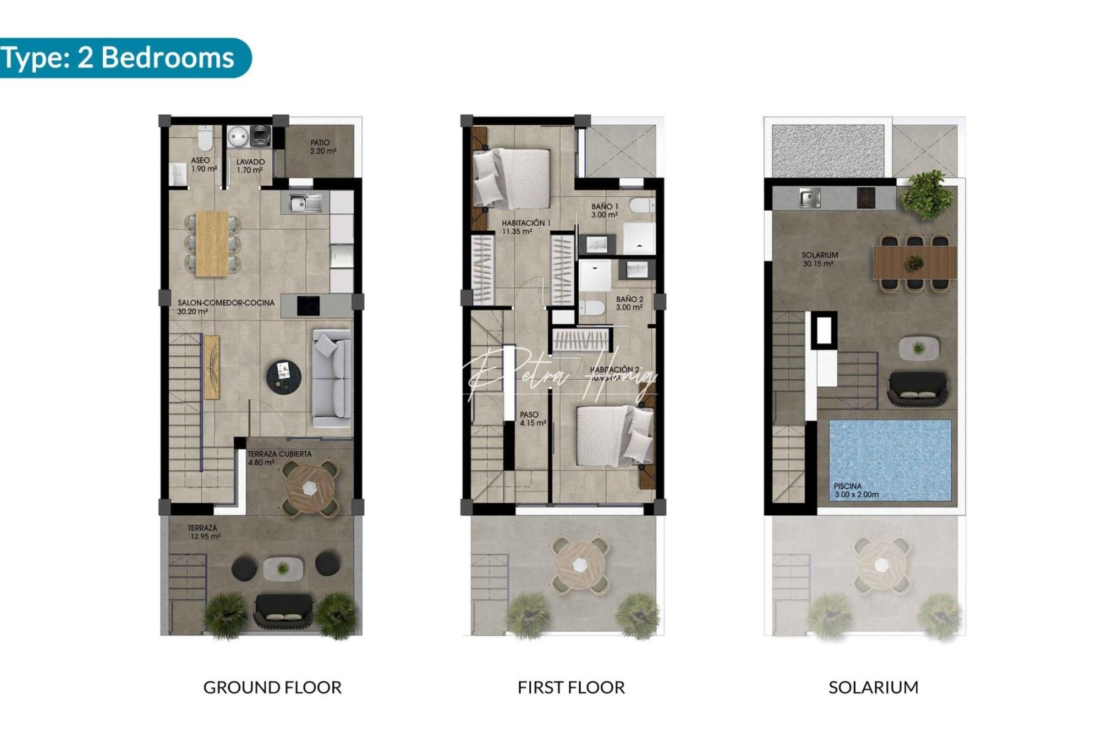 Neubau-Projekte - Reihenhaus - Dolores - Sector 2
