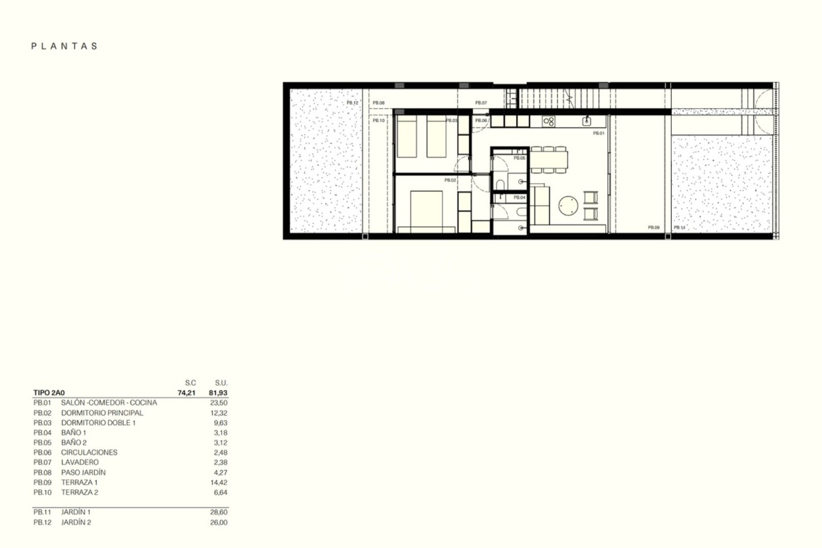 Neubau-Projekte - Reihenhaus - Los Altos