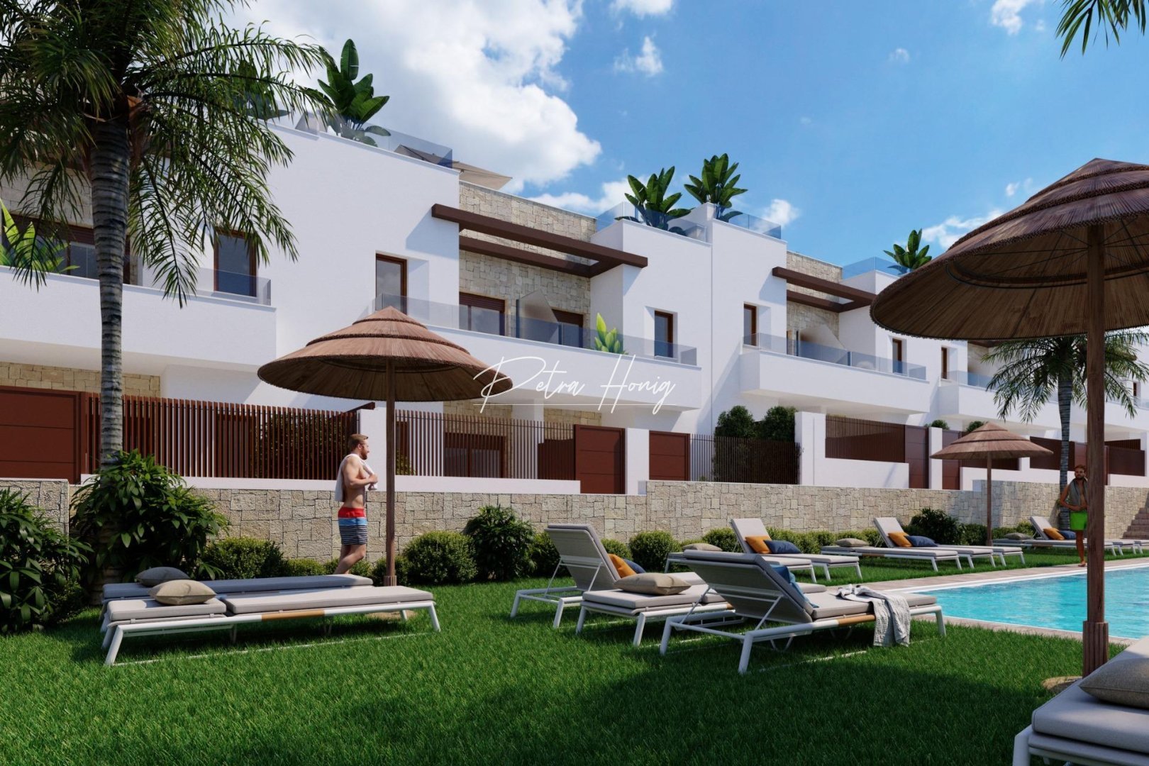 Neubau-Projekte - Reihenhaus - Orihuela Costa - Vistabella golf