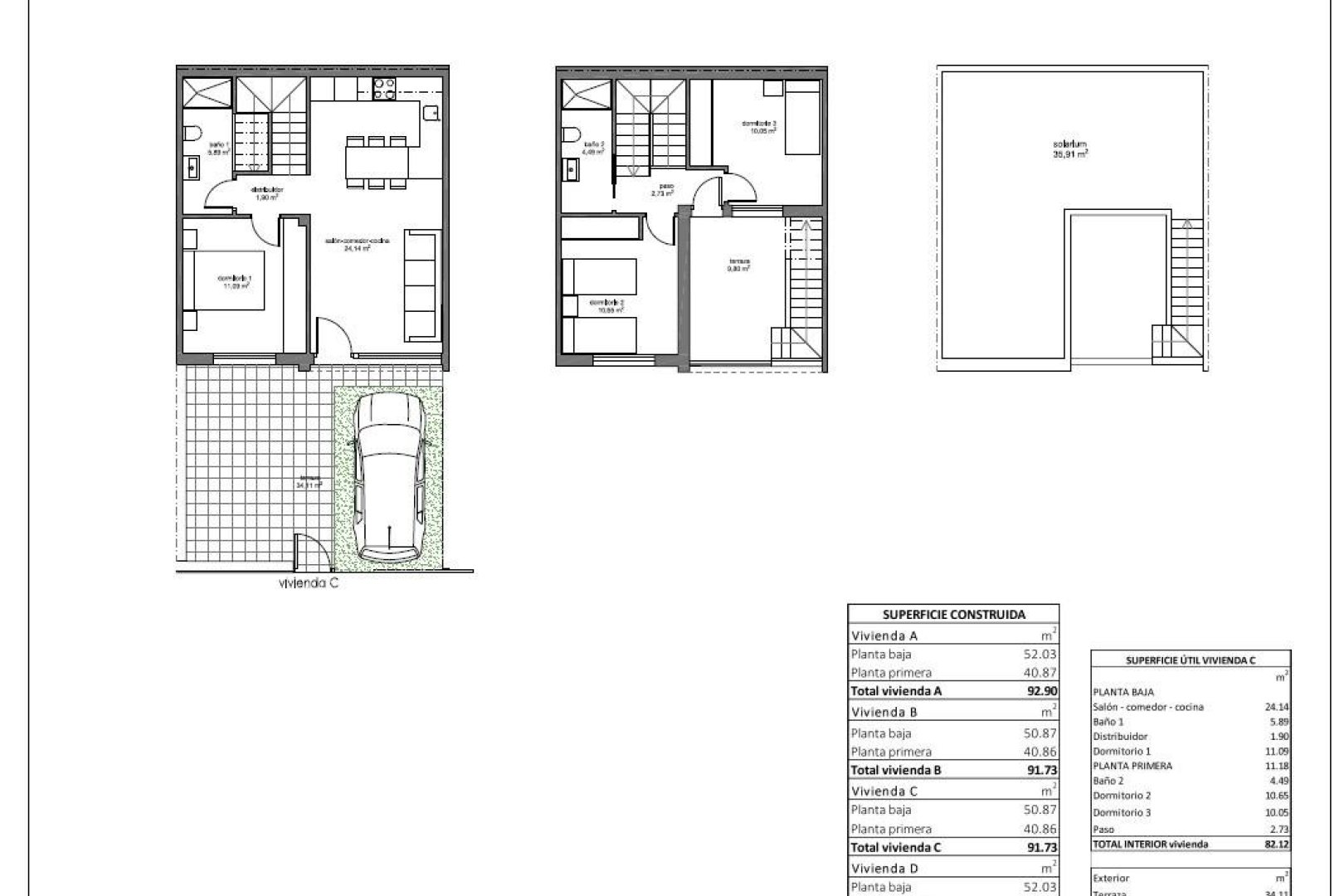 Neubau-Projekte - Reihenhaus - Pilar de La Horadada - Barrio los Segundas