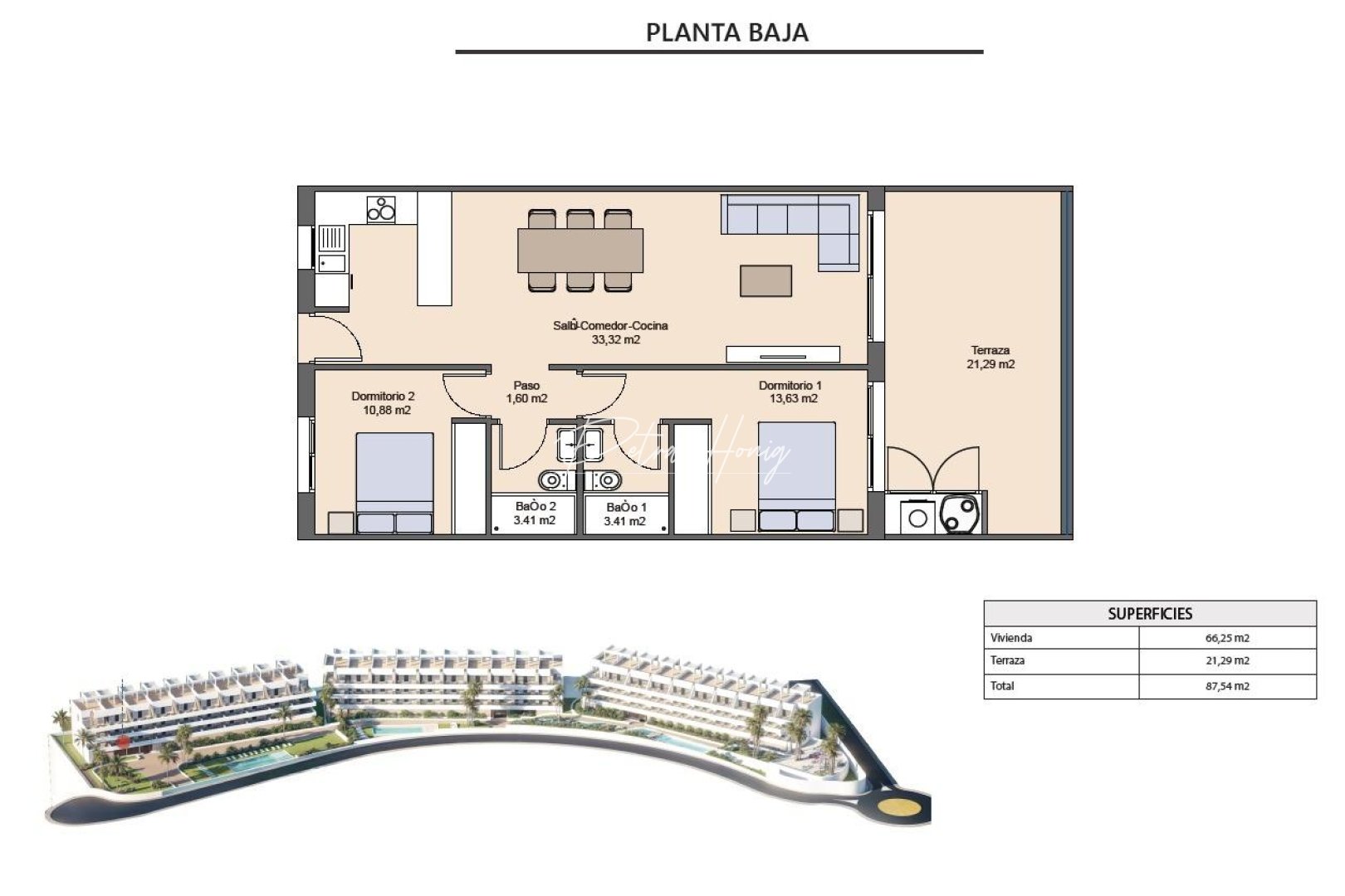 New build - Apartment - Finestrat - Balcon de finestrat