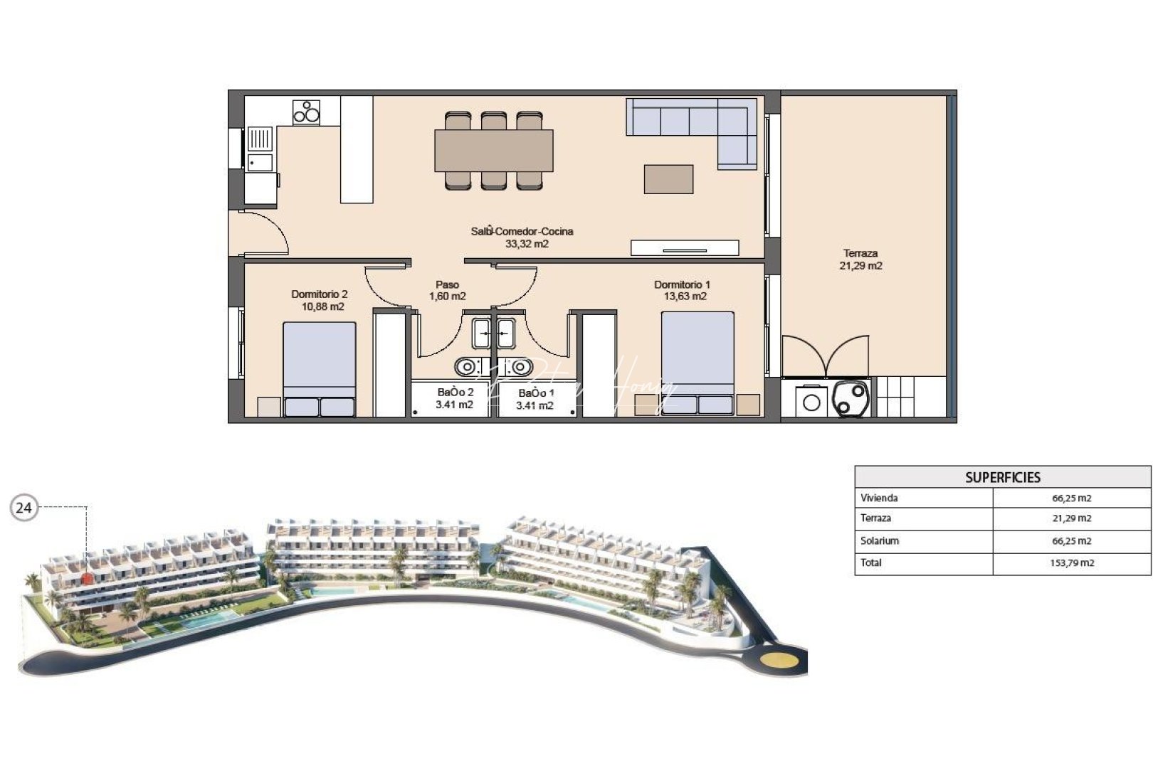 New build - Apartment - Finestrat - Balcon de finestrat