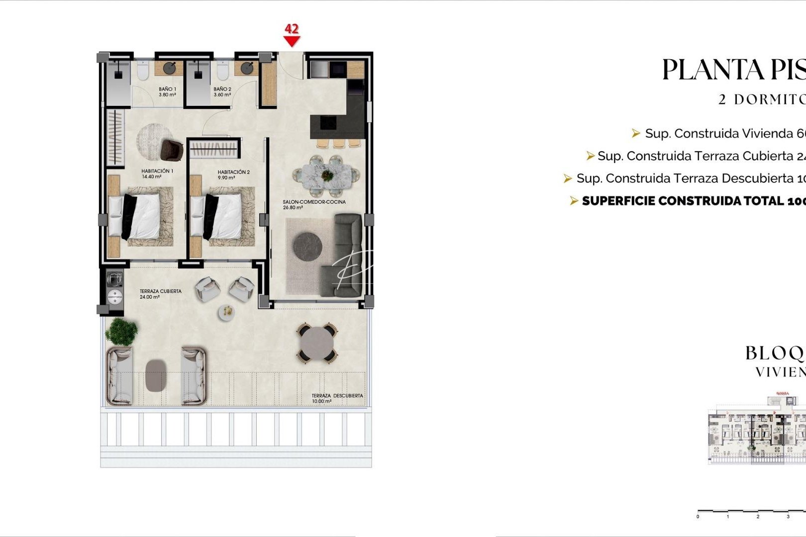 New build - Apartment - Finestrat - Balcon de finestrat