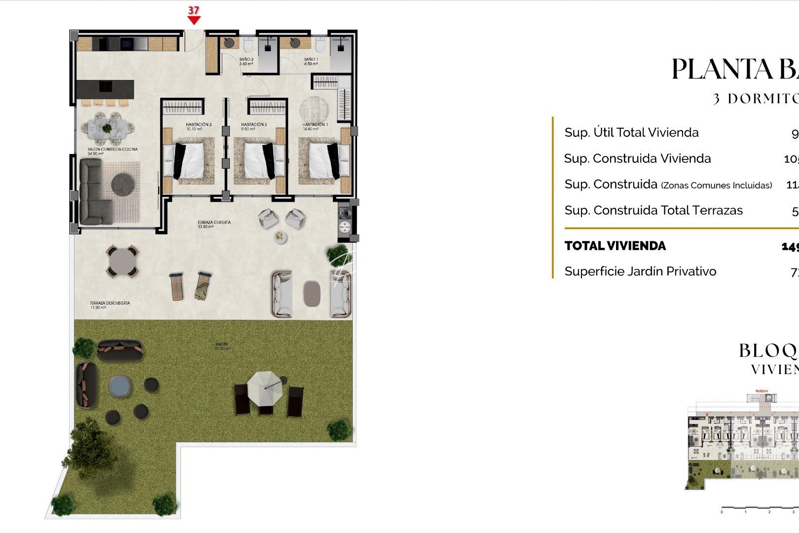 New build - Apartment - Finestrat - Balcon de finestrat