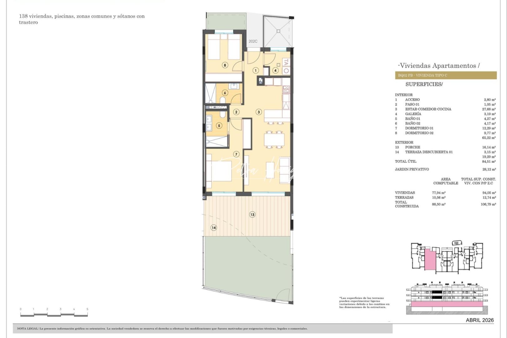 New build - Apartment - Finestrat - Campana garden