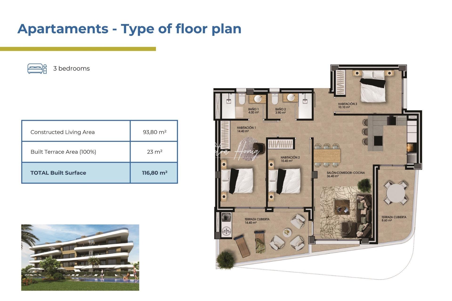 New build - Apartment - Orihuela Costa - La Ciñuelica