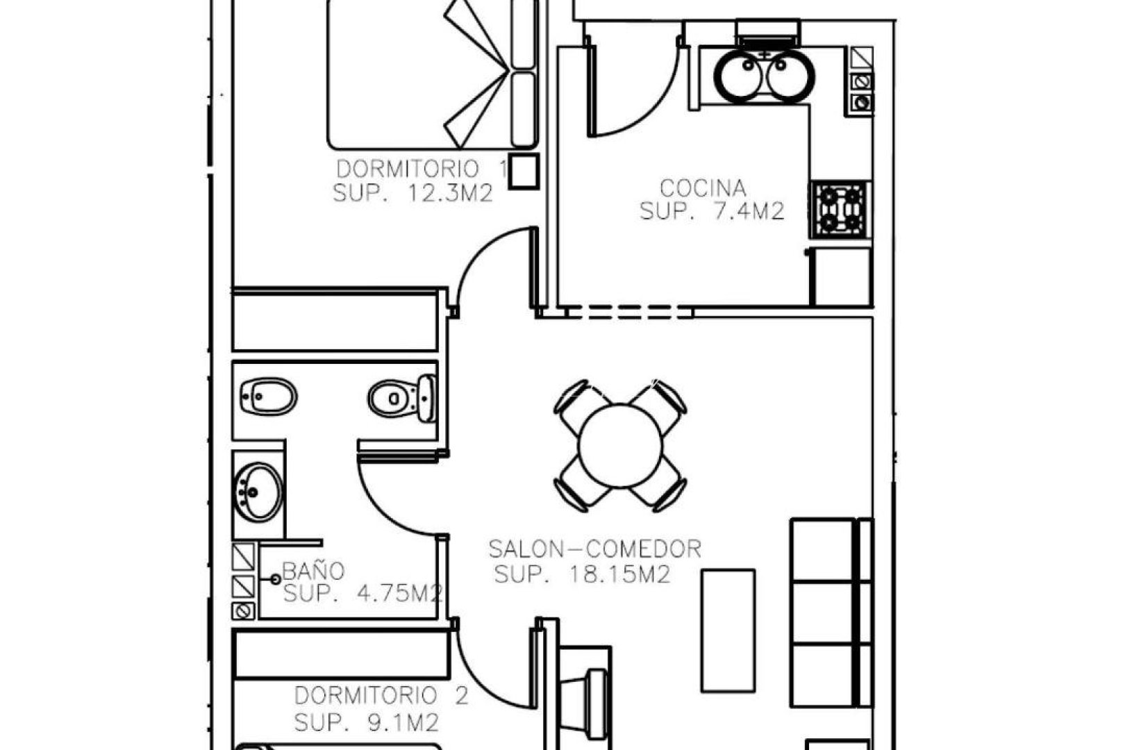 New build - Apartment - Other areas - Collados