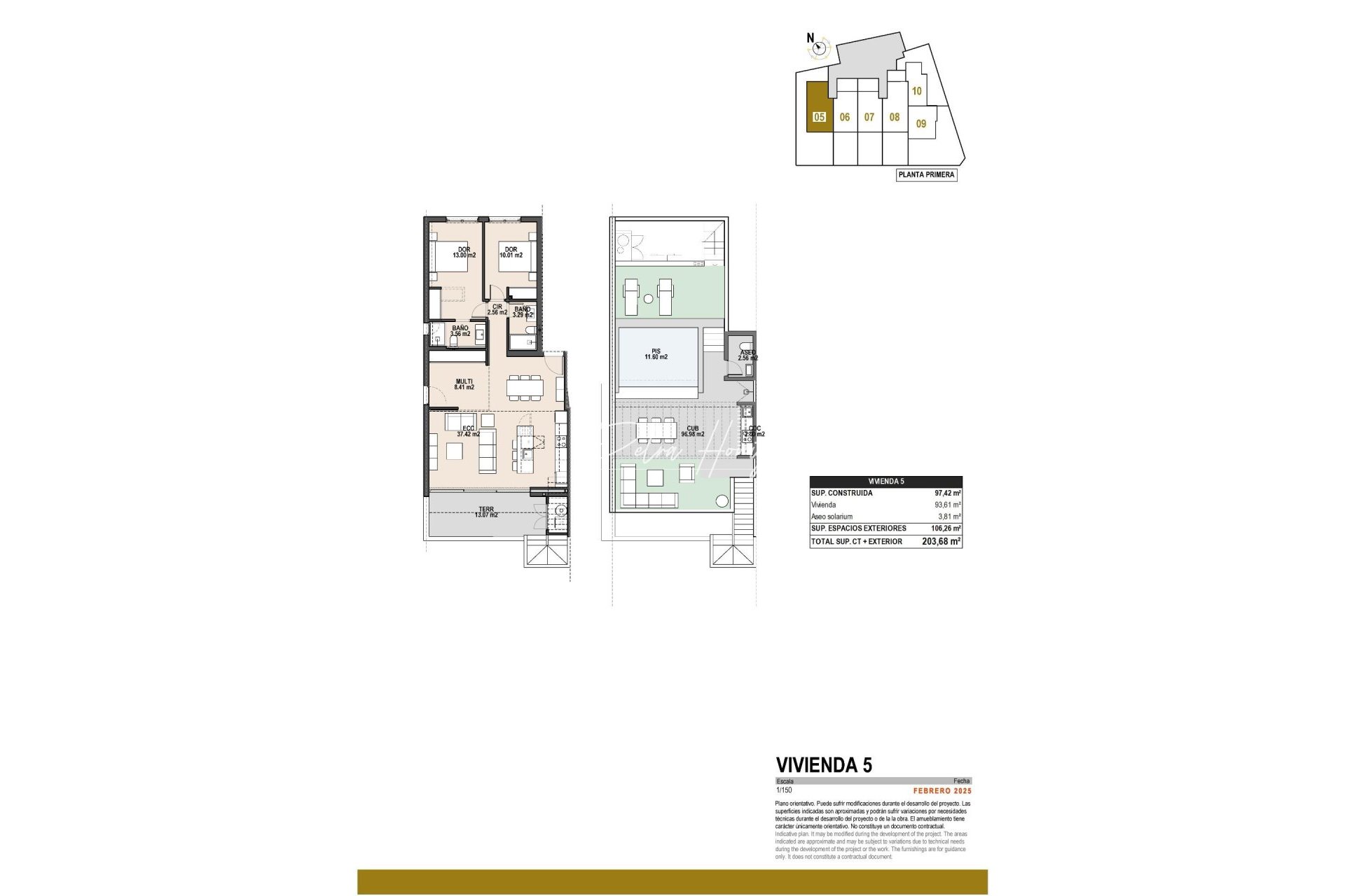 New build - Bungalow - Pilar de La Horadada - parques de Andromeda