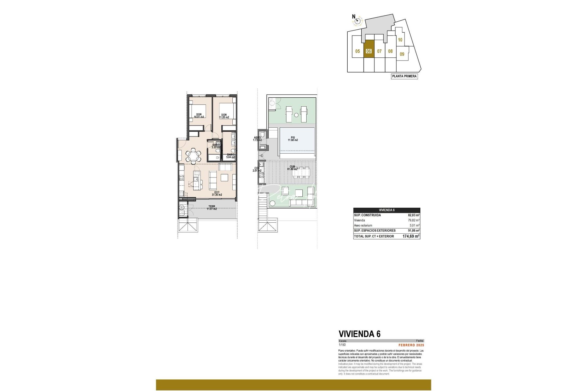 New build - Bungalow - Pilar de La Horadada - parques de Andromeda