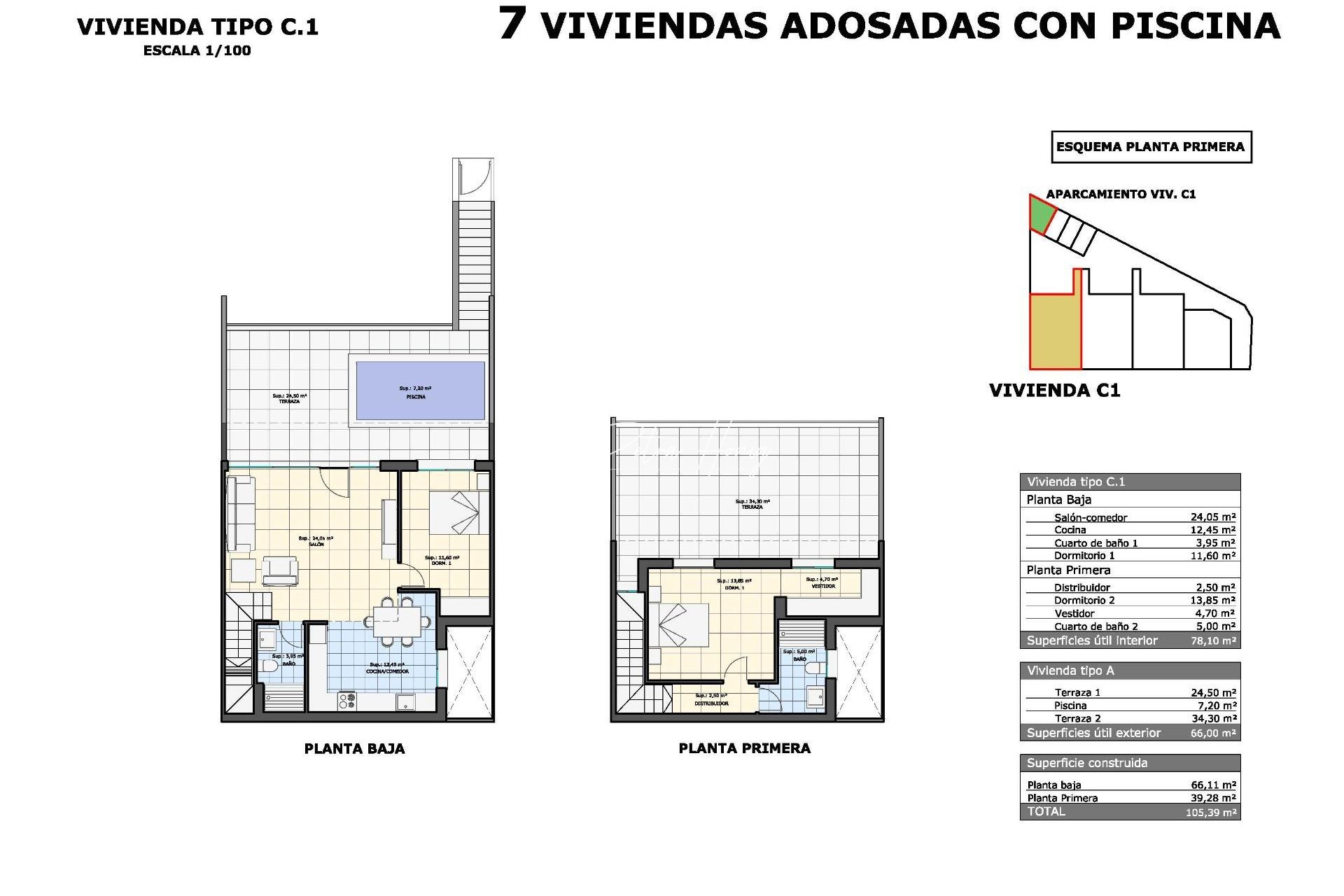 New build - Bungalow - Pilar de La Horadada - pueblo