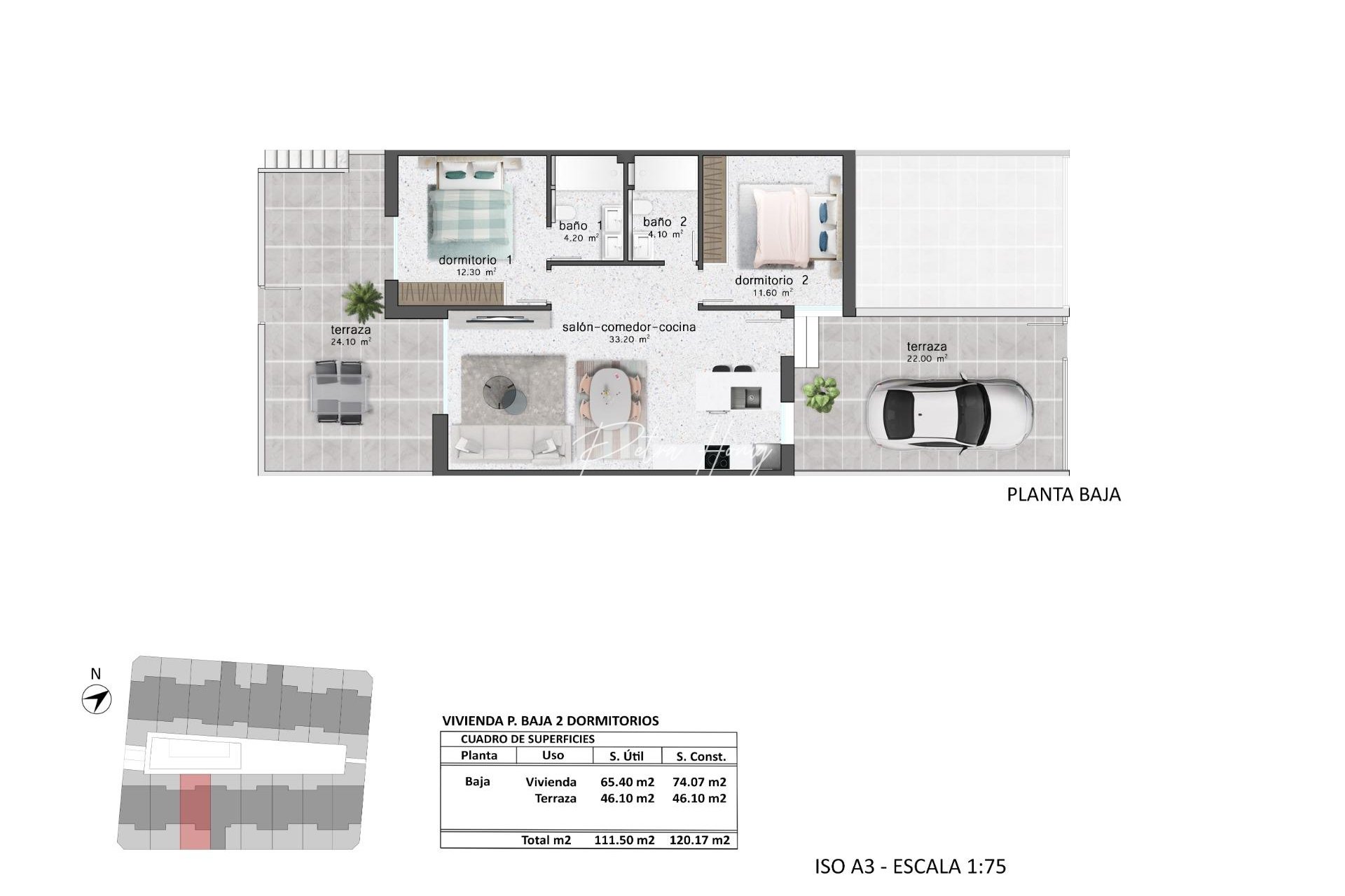 New build - Bungalow - Pilar de La Horadada - pueblo