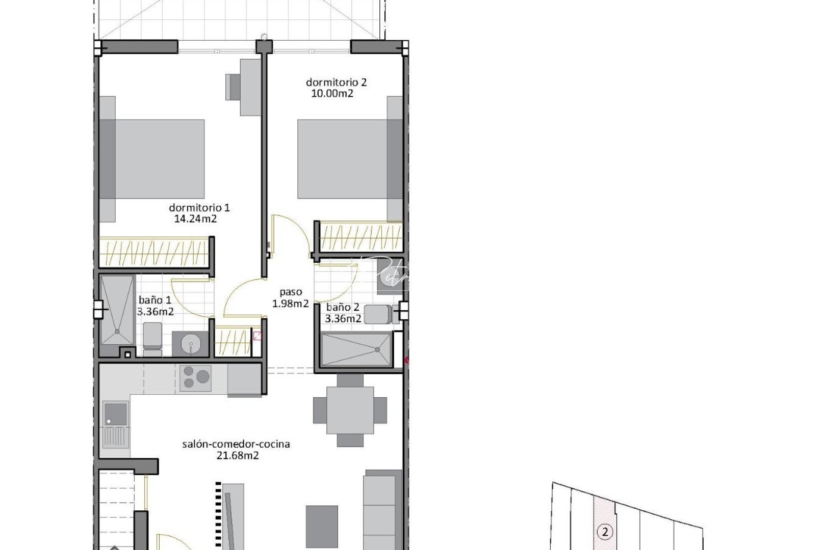 New build - Bungalow - San Pedro del Pinatar - Los Cuarteros