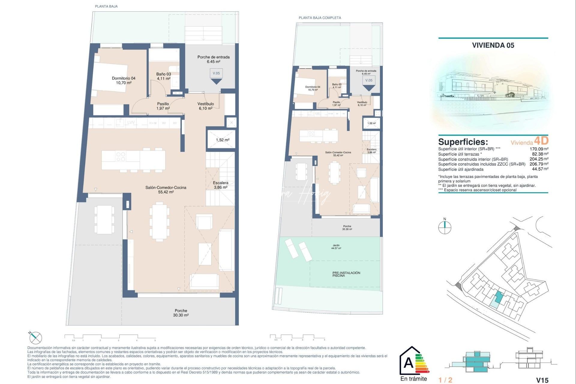 New build - Townhouse - Alicante - Cabo de las Huertas