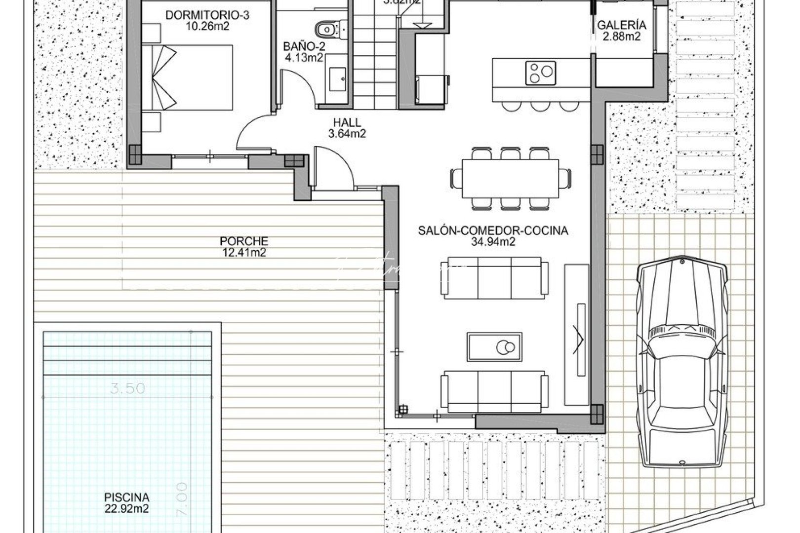New build - Villa - Benijofar - Polideportivo