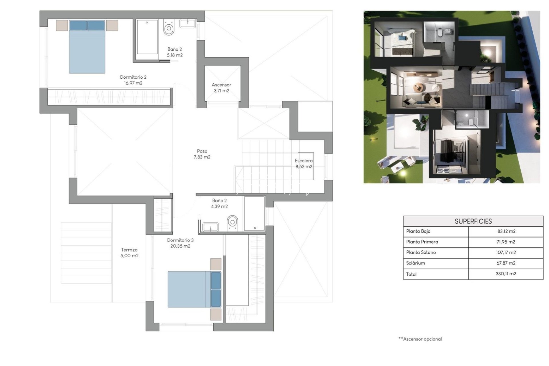 New build - Villa - Finestrat - Balcon de finestrat